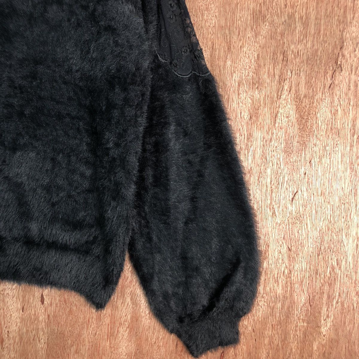 Homespun Knitwear JAPAN INGNI BLACK MOHAIR BAGGY KNITWEAR Size US M / EU 48-50 / 2 - 5 Thumbnail