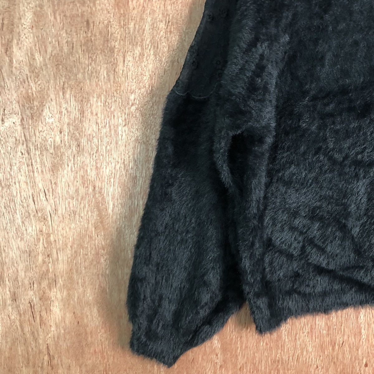 Homespun Knitwear JAPAN INGNI BLACK MOHAIR BAGGY KNITWEAR Size US M / EU 48-50 / 2 - 7 Thumbnail