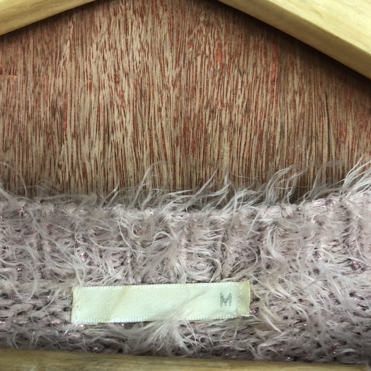 Homespun Knitwear Gu Japan Pink Mohair Baggy Knitwear #0463 Size US M / EU 48-50 / 2 - 10 Thumbnail