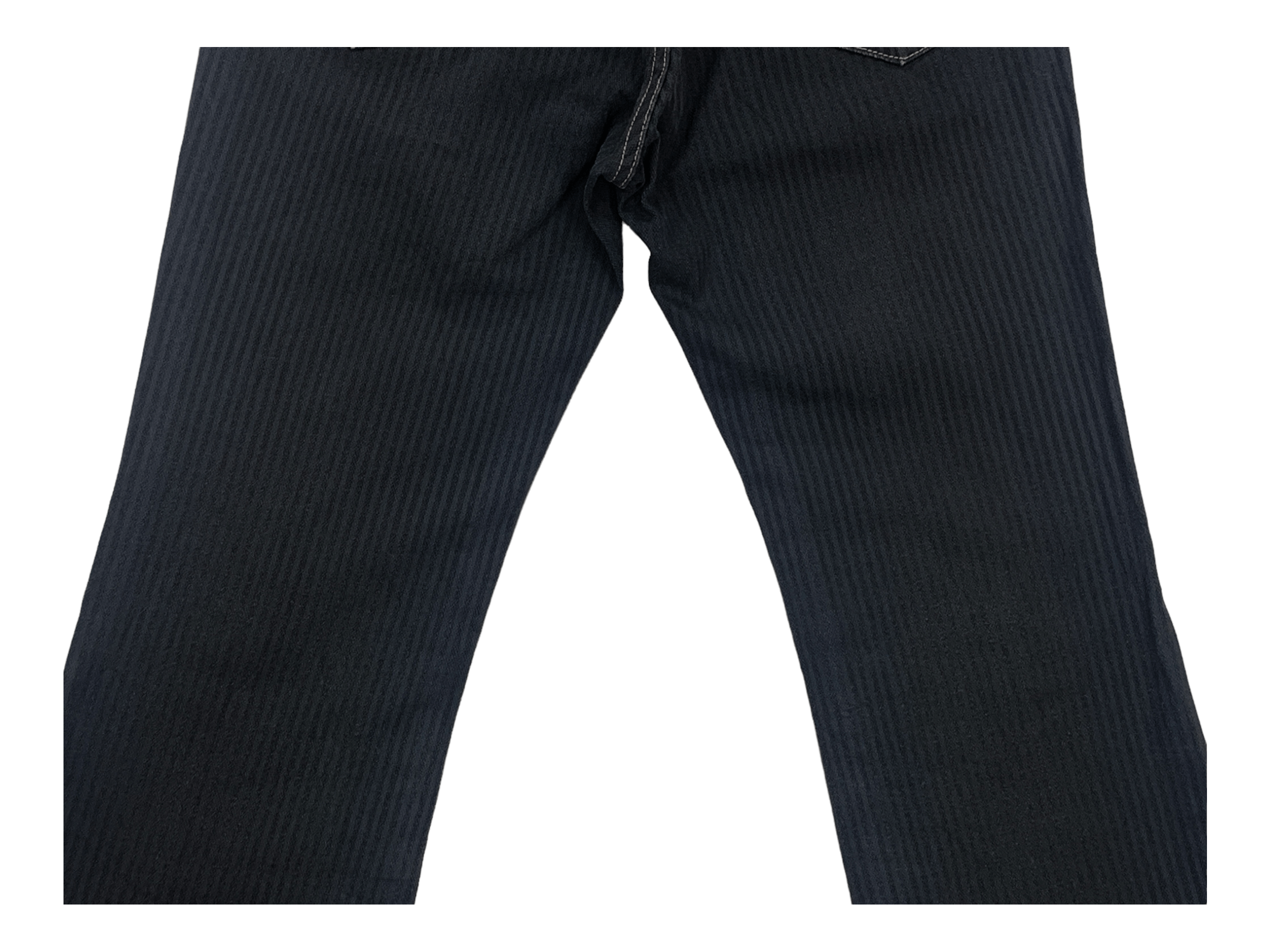 Japanese Brand Custom Culture Stripes Flare Jeans Size 29" - 7 Thumbnail