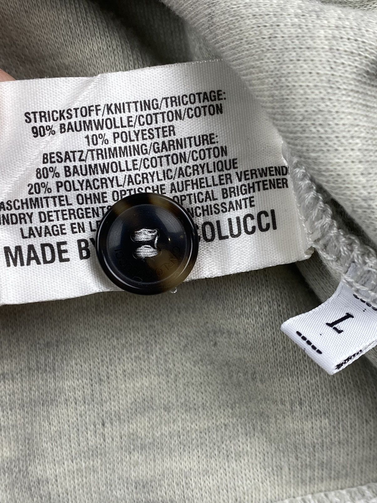 Carlo Colucci × Vintage Mens Vintage Carlo Colucci Sweater Sweatshirt Size L Size US L / EU 52-54 / 3 - 8 Thumbnail