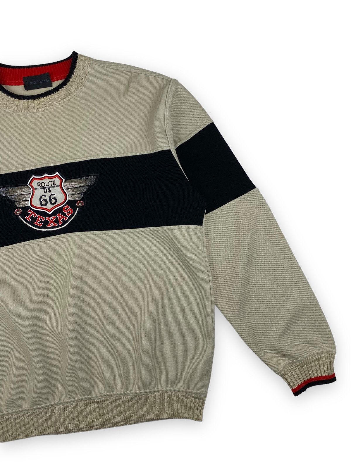 Carlo Colucci × Vintage Mens Vintage Carlo Colucci Texas Sweater Sweatshirt Size XL Size US XL / EU 56 / 4 - 3 Thumbnail
