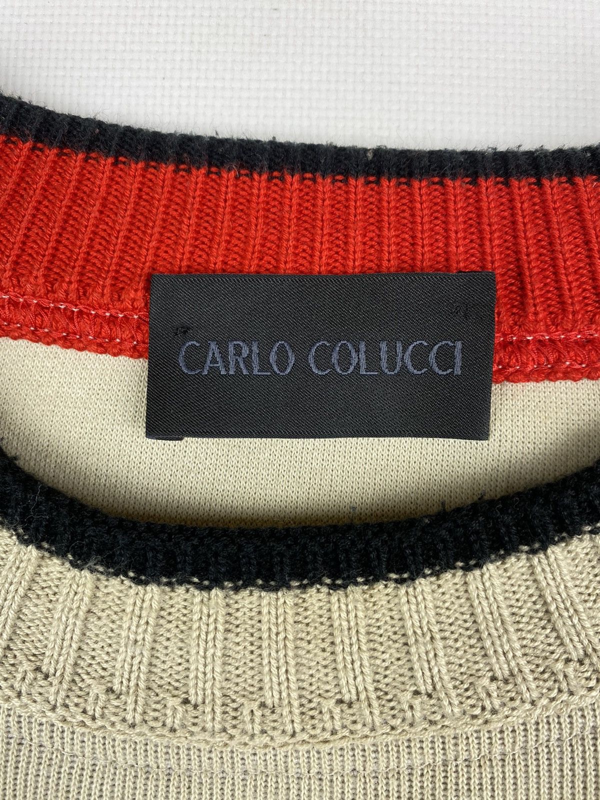 Carlo Colucci × Vintage Mens Vintage Carlo Colucci Texas Sweater Sweatshirt Size XL Size US XL / EU 56 / 4 - 8 Thumbnail