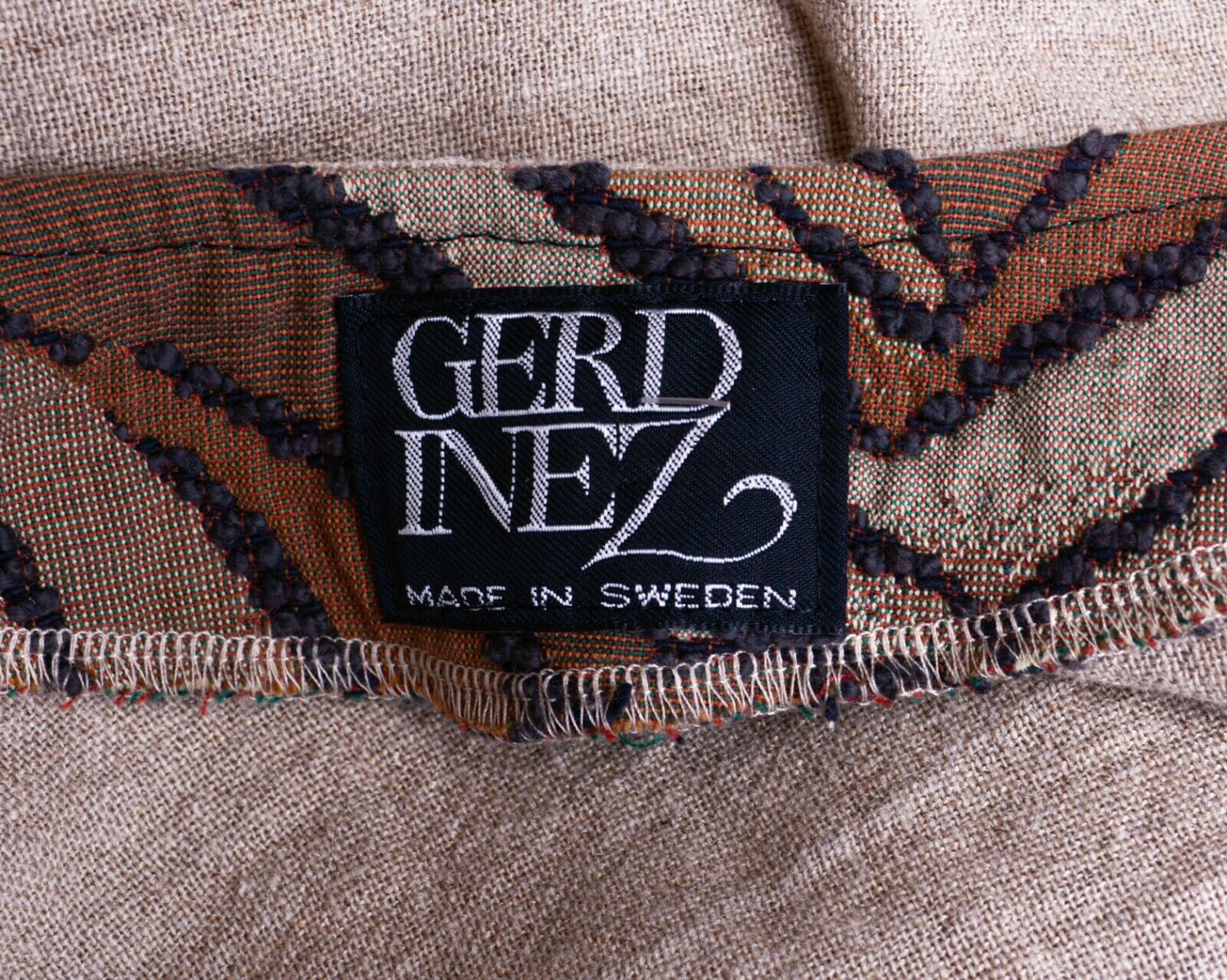 Other × Vintage Linen Blazer Jacket Cardigan Traditional Embroidery Size M / US 6-8 / IT 42-44 - 7 Thumbnail