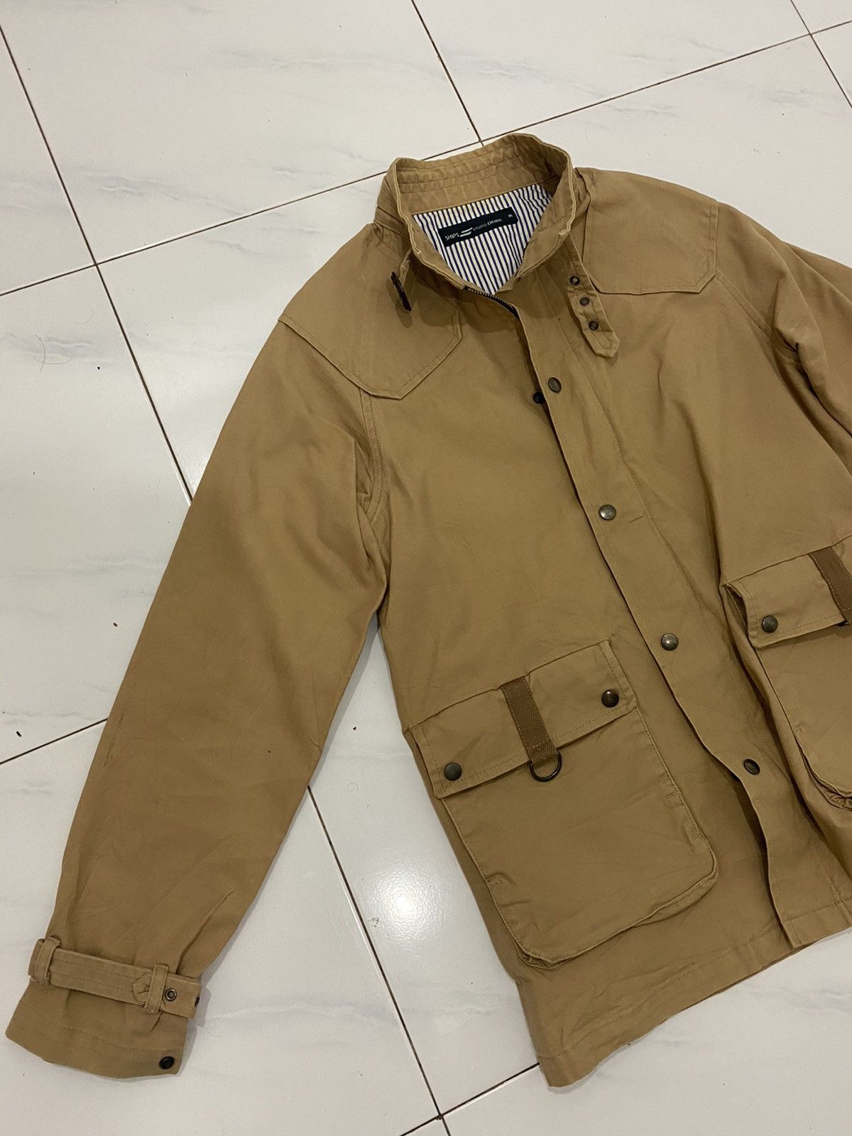 Other Japan Ship Studio Oribe Cotton Worker Multipocket Jacket Size US L / EU 52-54 / 3 - 4 Thumbnail