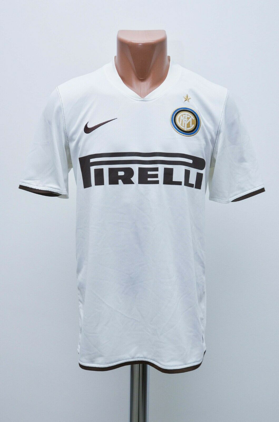 INTER MILAN 2008/2009 AWAY FOOTBALL SHIRT JERSEY NIKE S