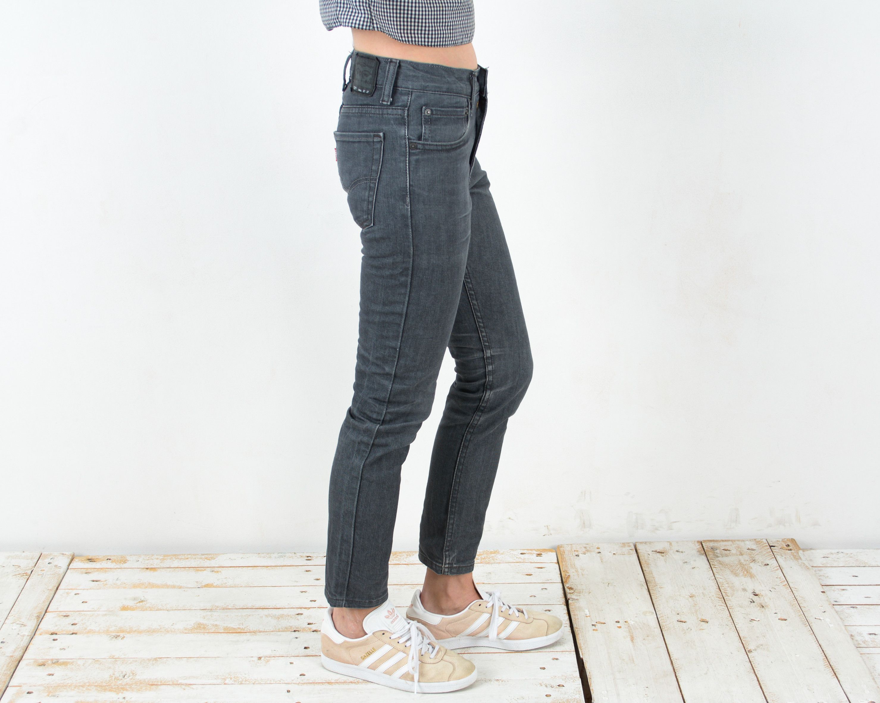 Levi's 510 Skinny Fit Women W27 L27 Skinny Jeans Trousers Slim Pant Size 27" / US 4 / IT 40 - 3 Thumbnail
