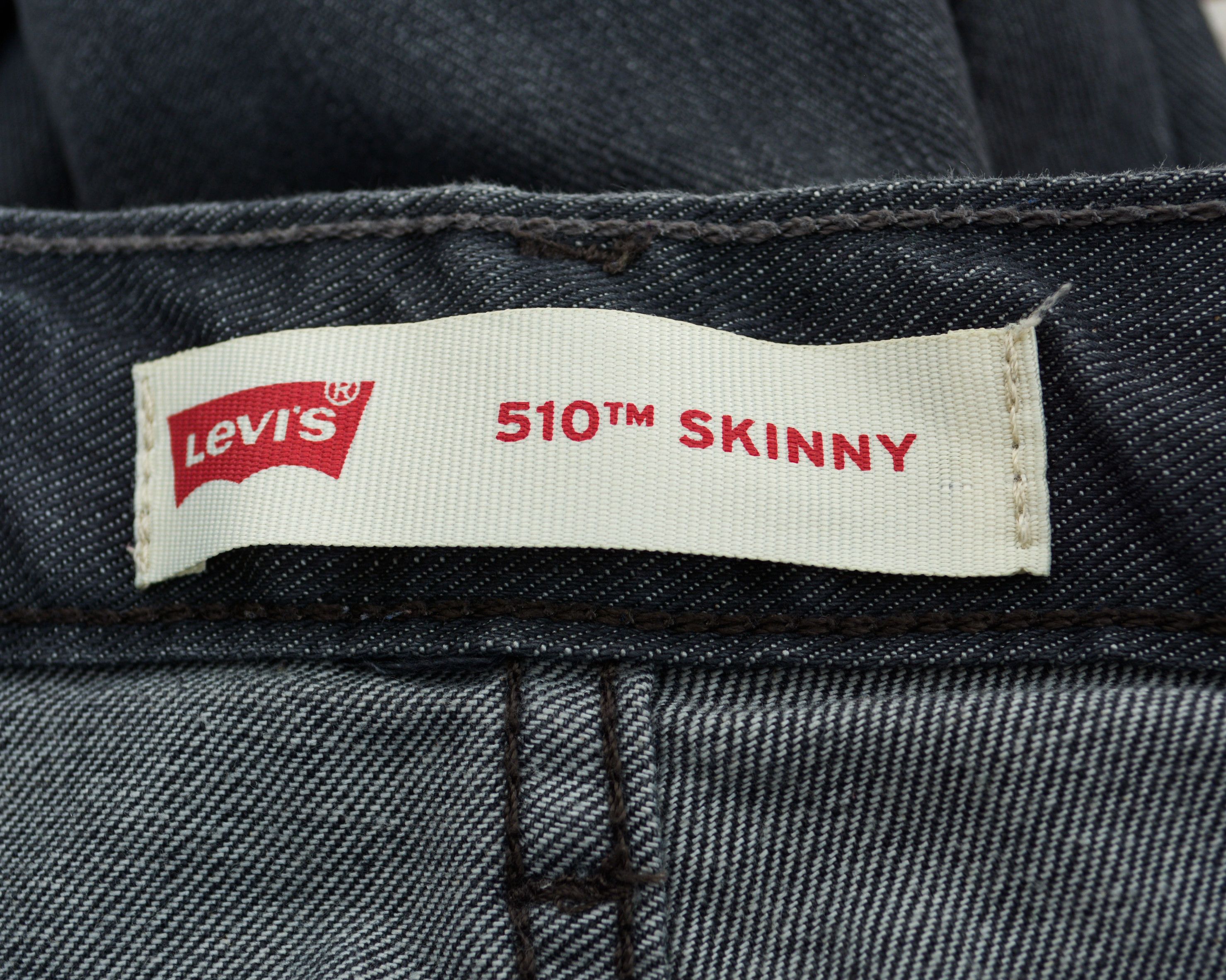 Levi's 510 Skinny Fit Women W27 L27 Skinny Jeans Trousers Slim Pant Size 27" / US 4 / IT 40 - 5 Thumbnail