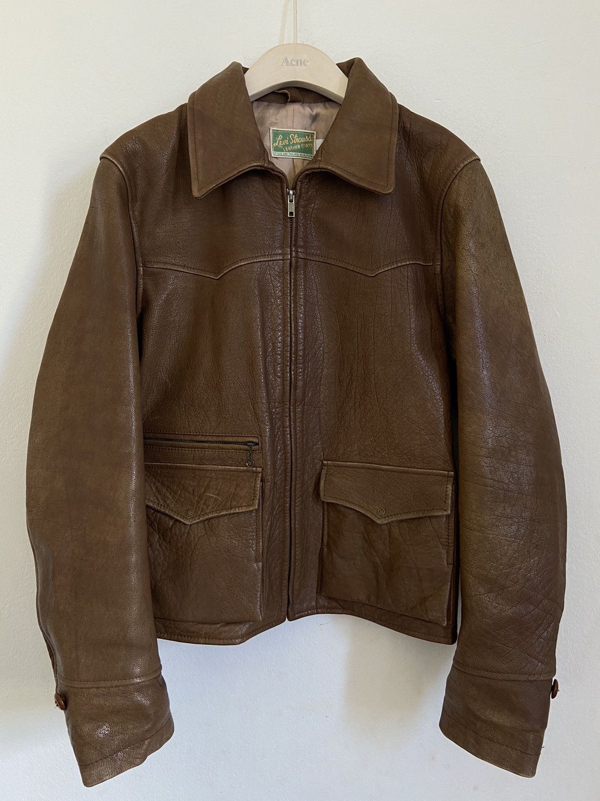 leather jacket lvc