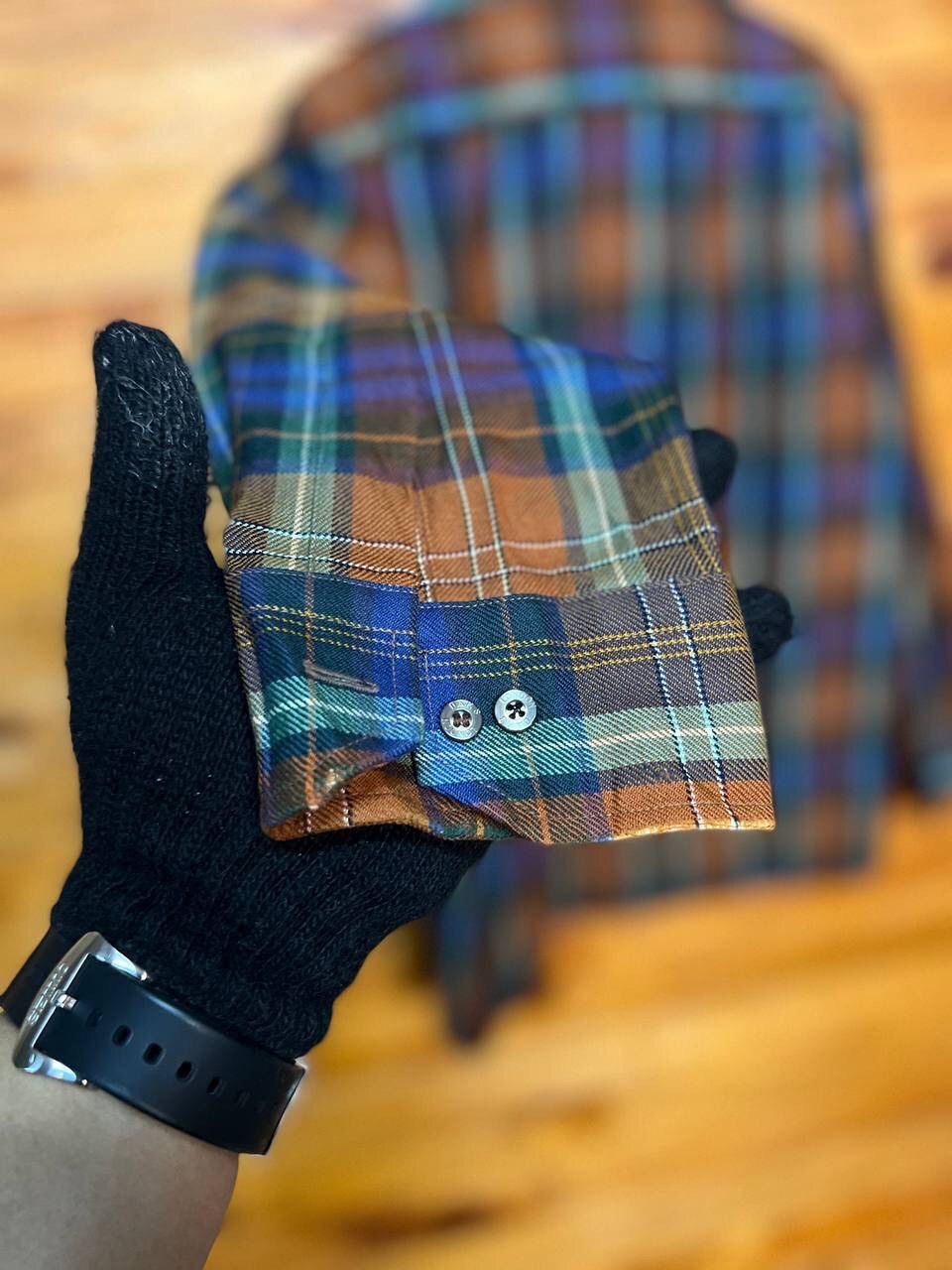 DAKS DAKS LONDON PLAID BUTTON UP SHIRT Size US L / EU 52-54 / 3 - 8 Thumbnail