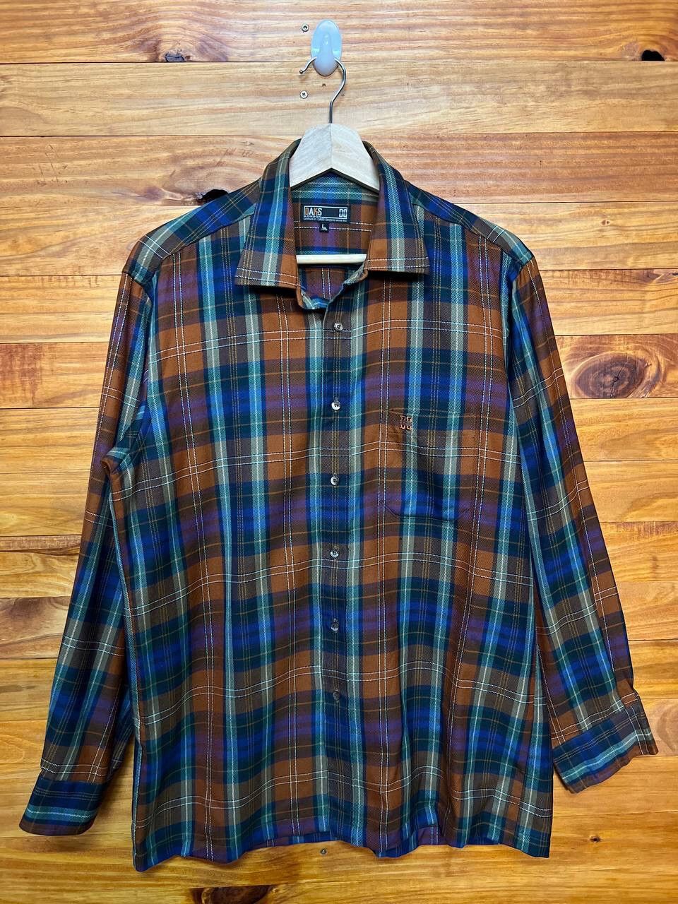 DAKS DAKS LONDON PLAID BUTTON UP SHIRT Size US L / EU 52-54 / 3 - 1 Thumbnail