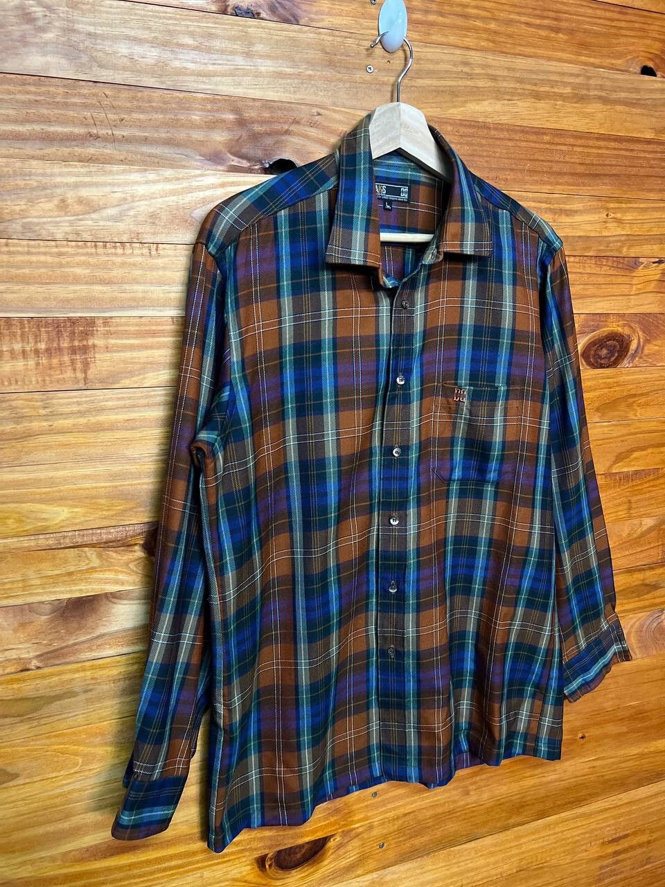 DAKS DAKS LONDON PLAID BUTTON UP SHIRT Size US L / EU 52-54 / 3 - 2 Thumbnail