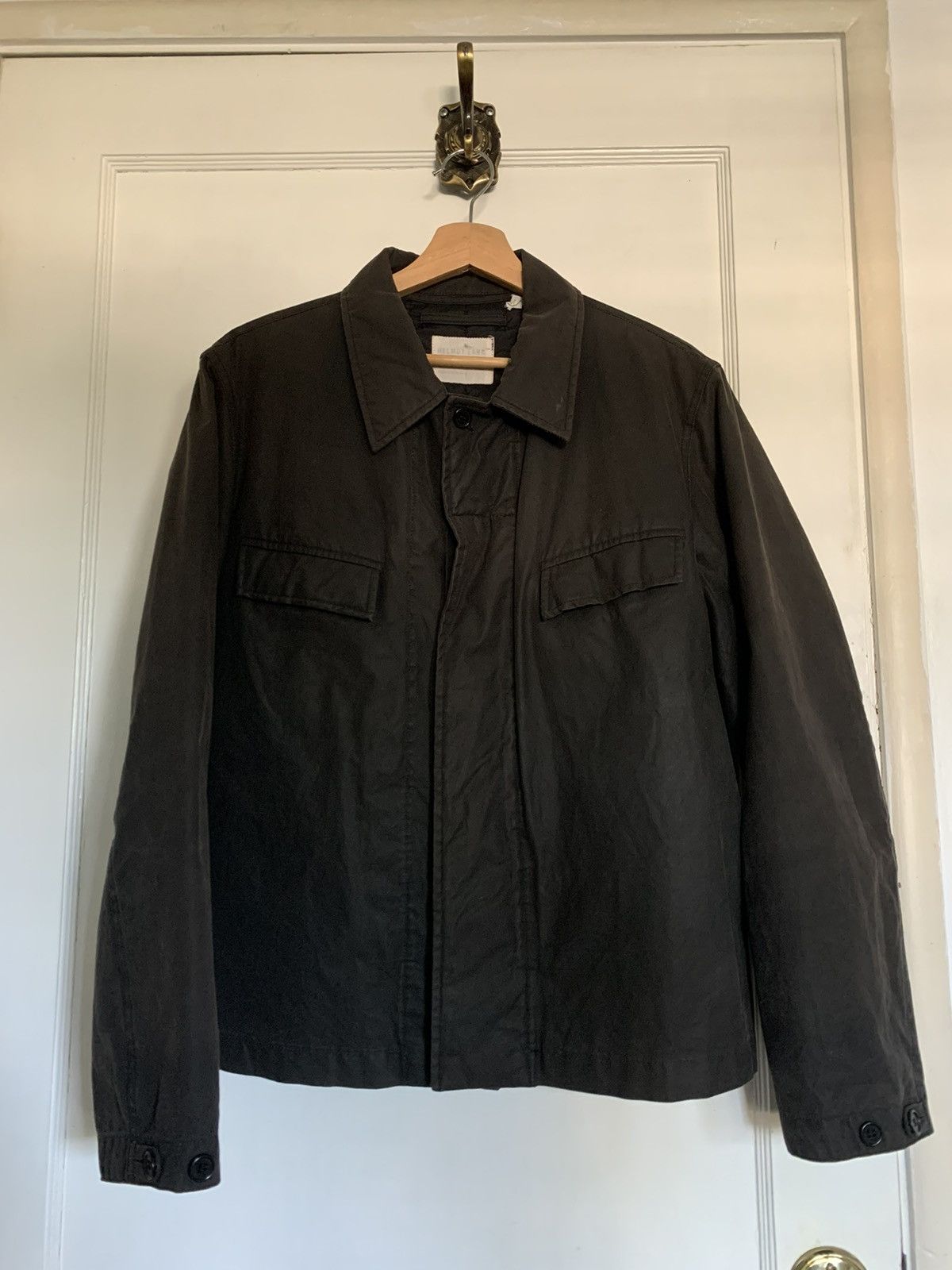 HELMUTLANG 1998 COATED MILITARY JACKET