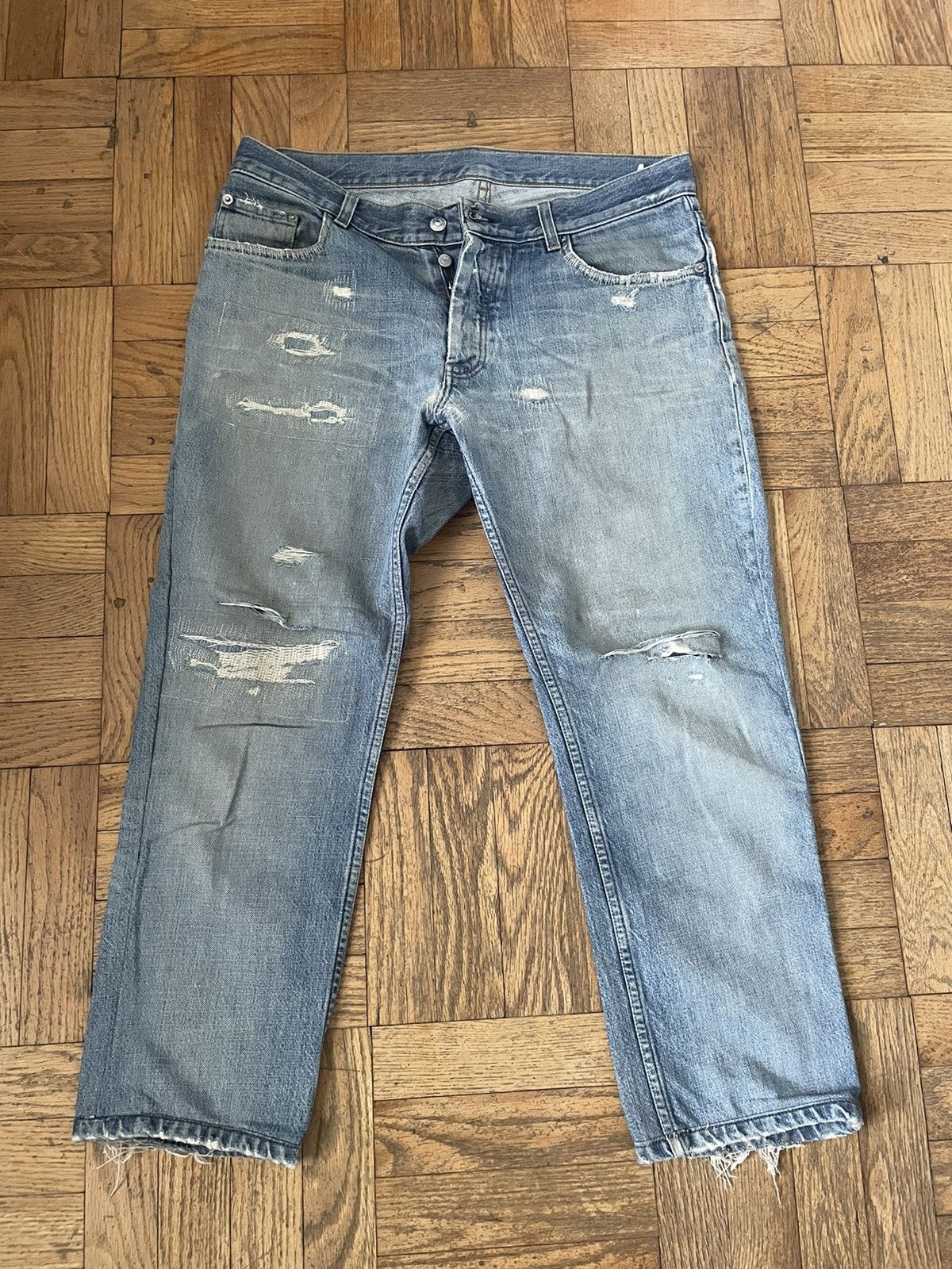 Pre-owned Helmut Lang Vintage Denim In Blue