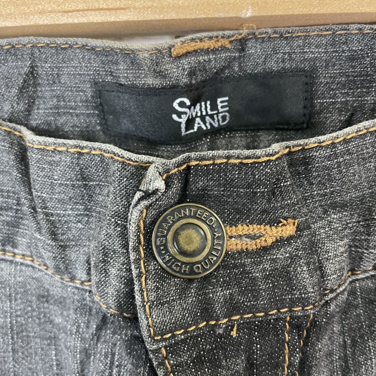 Japanese Brand Vintage Smile aland Double Waist Punk Style Pants Size US 33 - 5 Thumbnail
