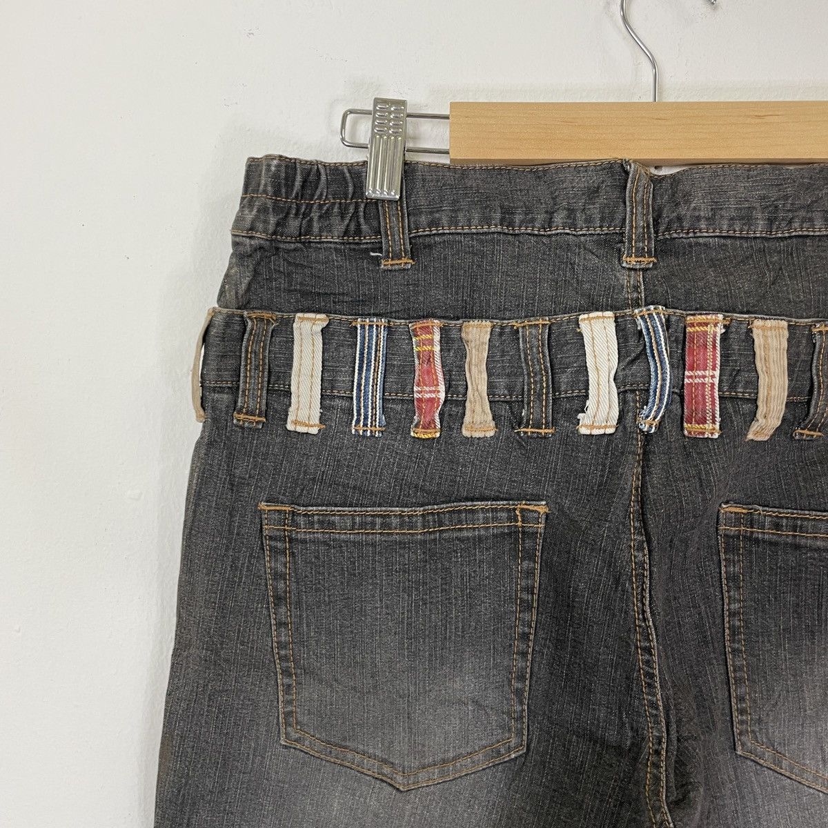 Japanese Brand Vintage Smile aland Double Waist Punk Style Pants Size US 33 - 8 Thumbnail