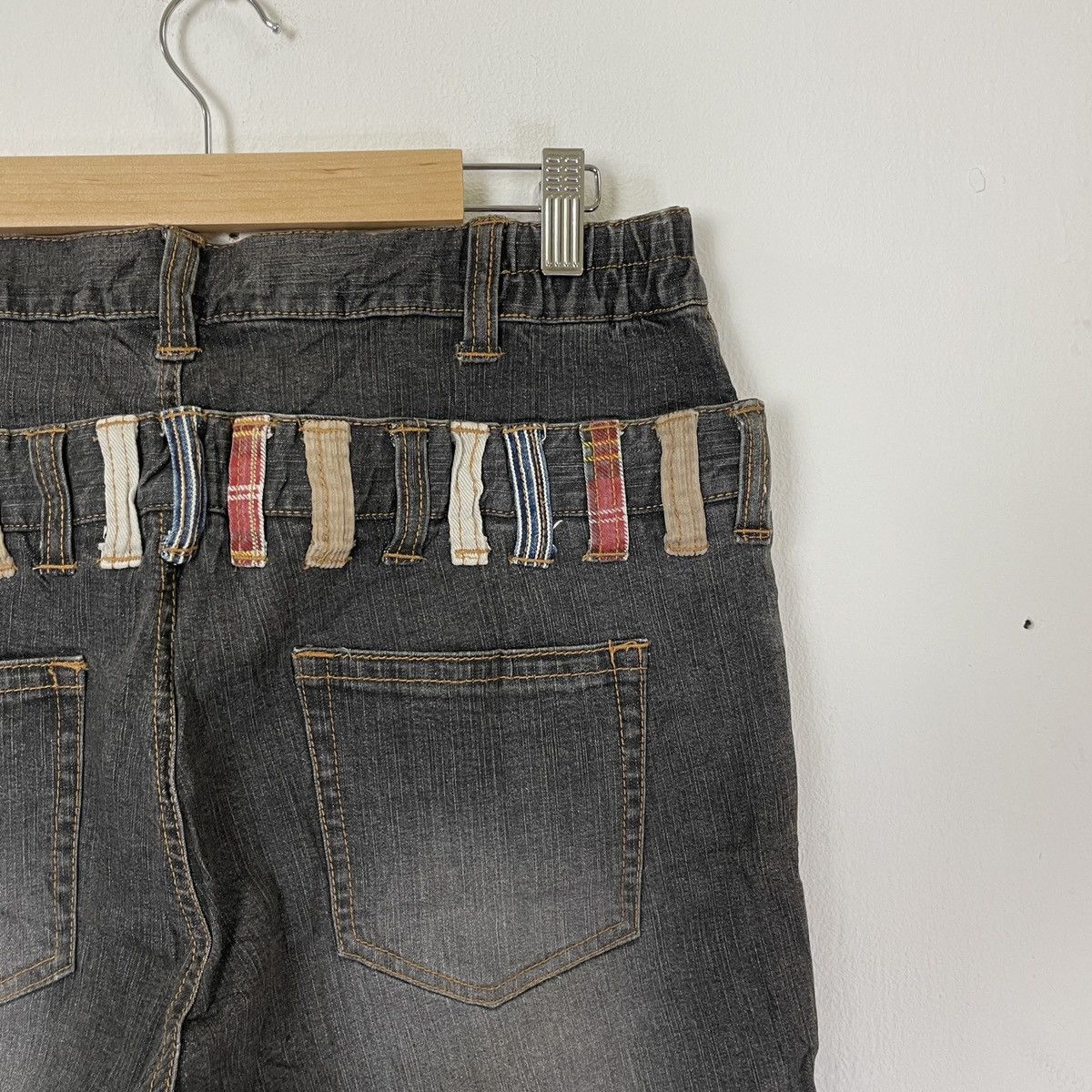 Japanese Brand Vintage Smile aland Double Waist Punk Style Pants Size US 33 - 7 Thumbnail