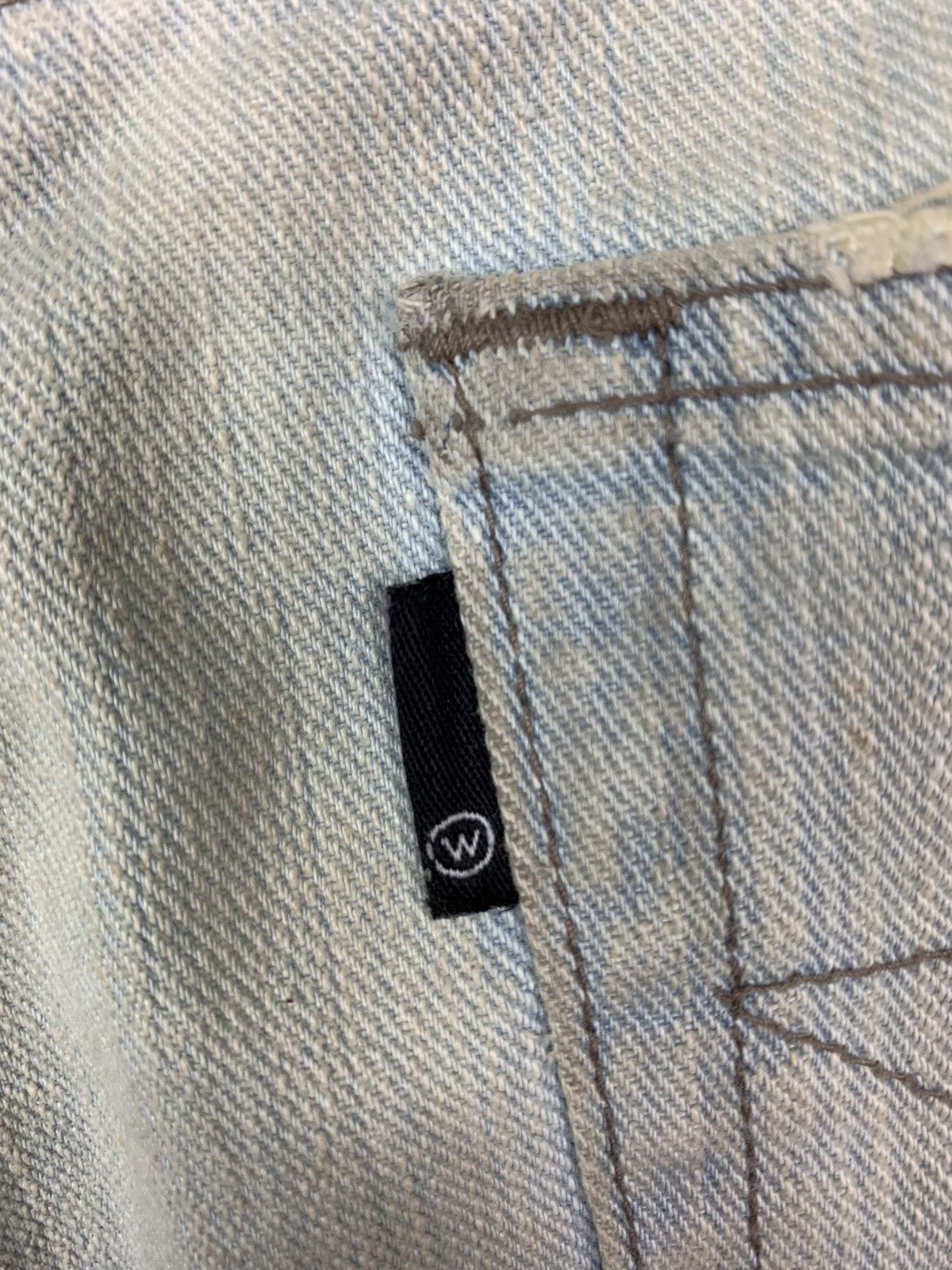 If Six Was Nine × Japanese Brand Japanese Brand World Wide Love Denim Size US 31 - 19 Thumbnail