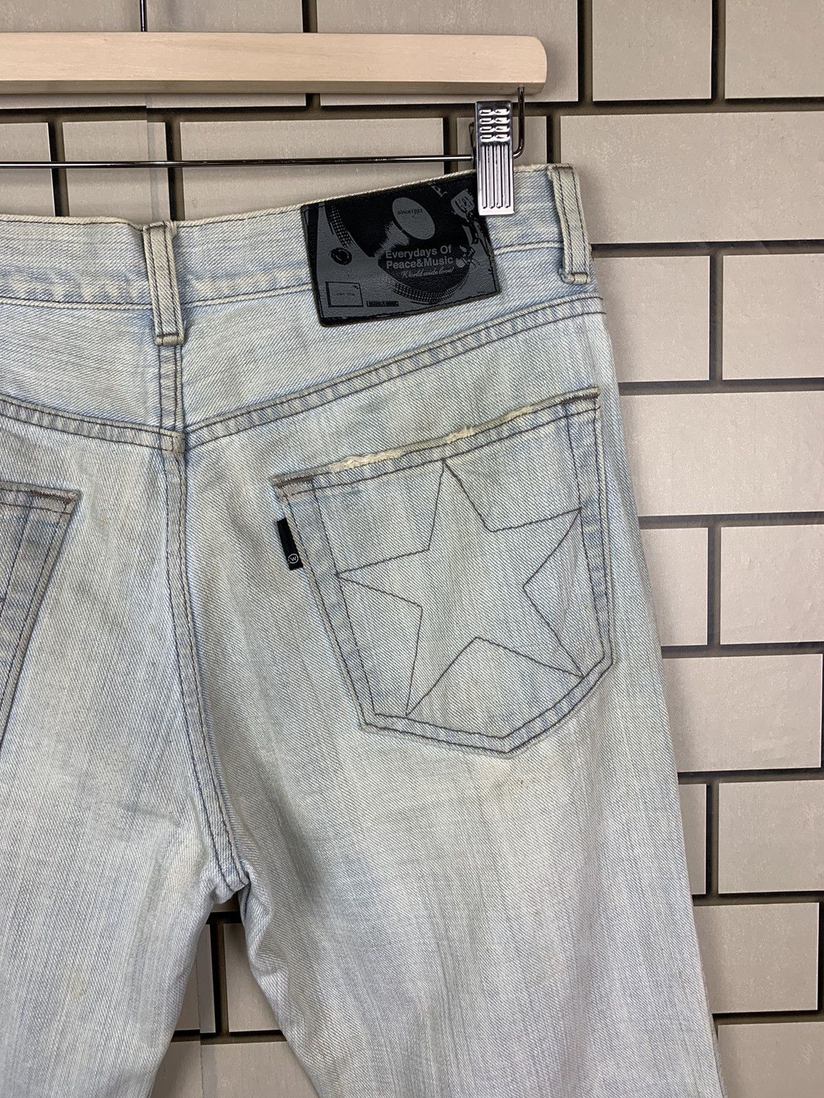 If Six Was Nine × Japanese Brand Japanese Brand World Wide Love Denim Size US 31 - 16 Thumbnail