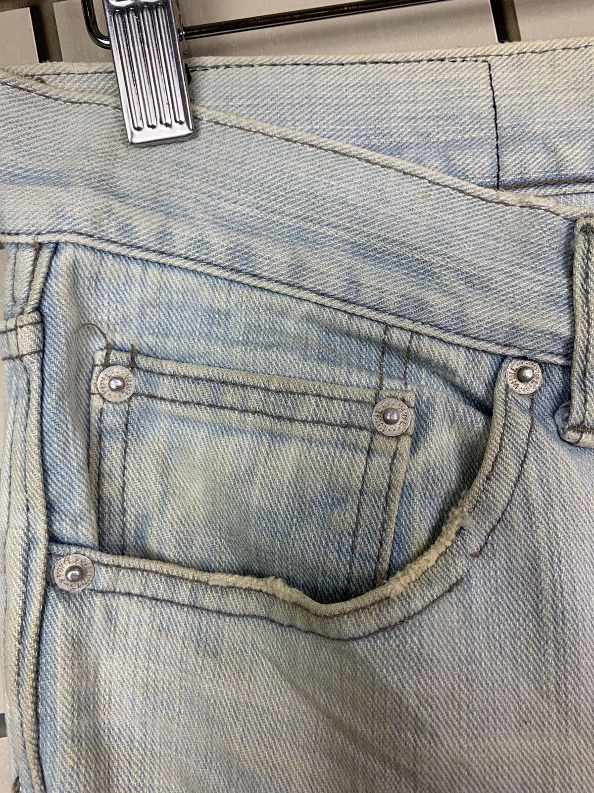 If Six Was Nine × Japanese Brand Japanese Brand World Wide Love Denim Size US 31 - 9 Thumbnail