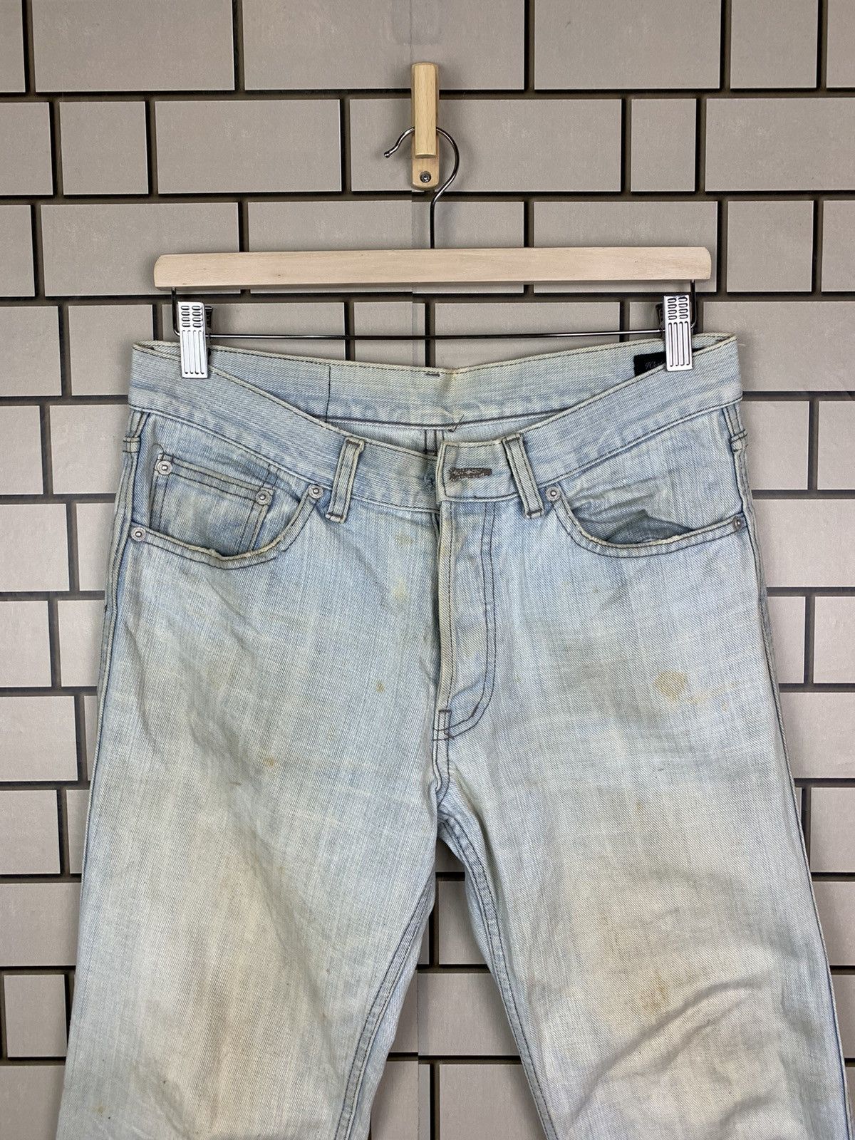 If Six Was Nine × Japanese Brand Japanese Brand World Wide Love Denim Size US 31 - 3 Thumbnail