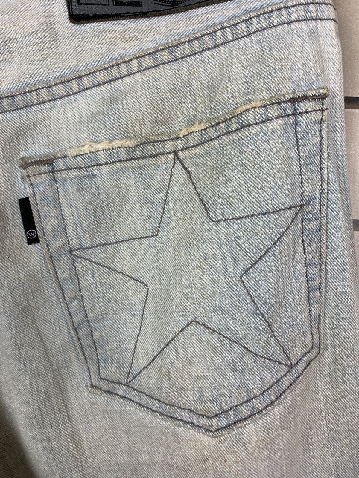 If Six Was Nine × Japanese Brand Japanese Brand World Wide Love Denim Size US 31 - 18 Thumbnail