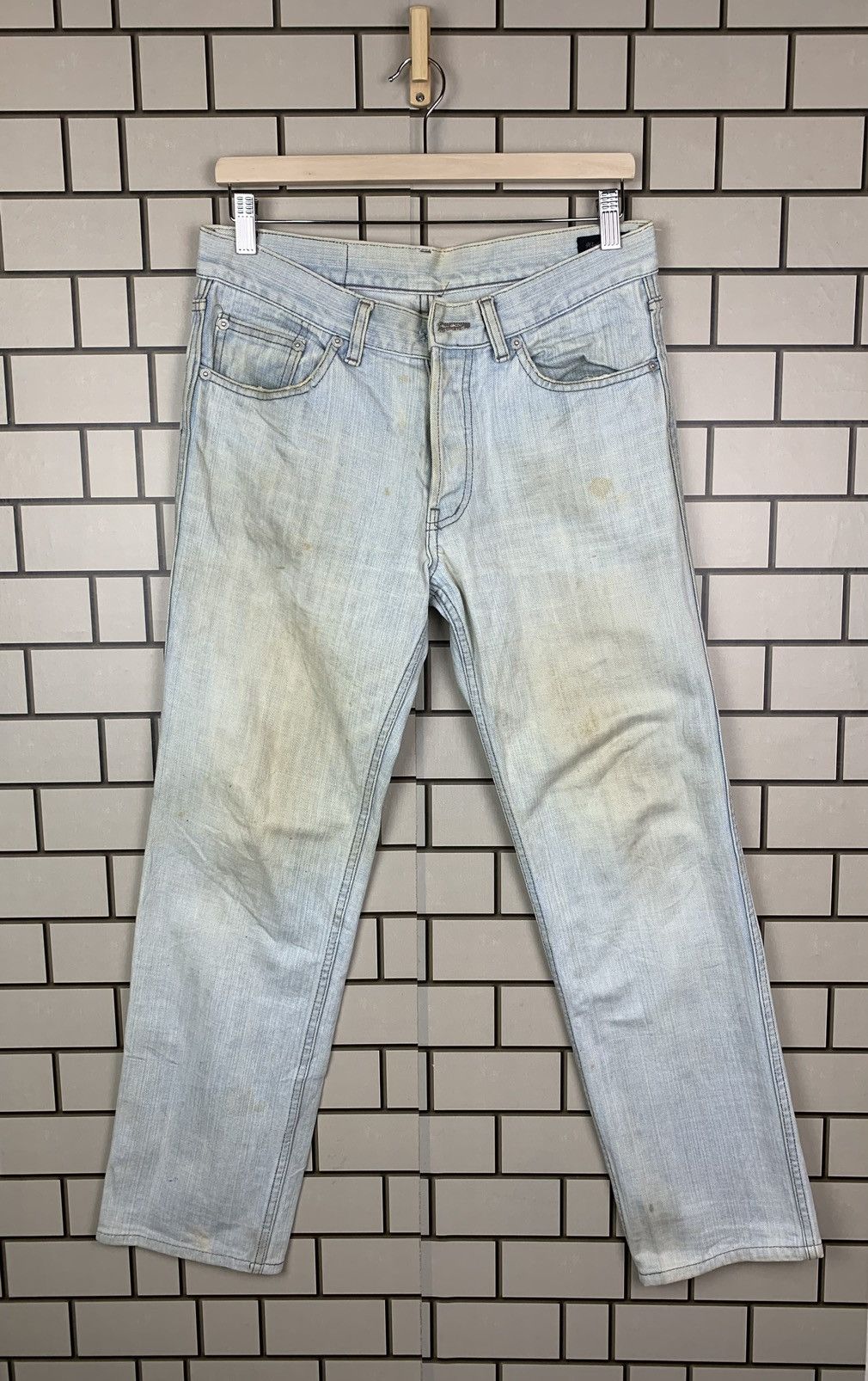 If Six Was Nine × Japanese Brand Japanese Brand World Wide Love Denim Size US 31 - 2 Thumbnail