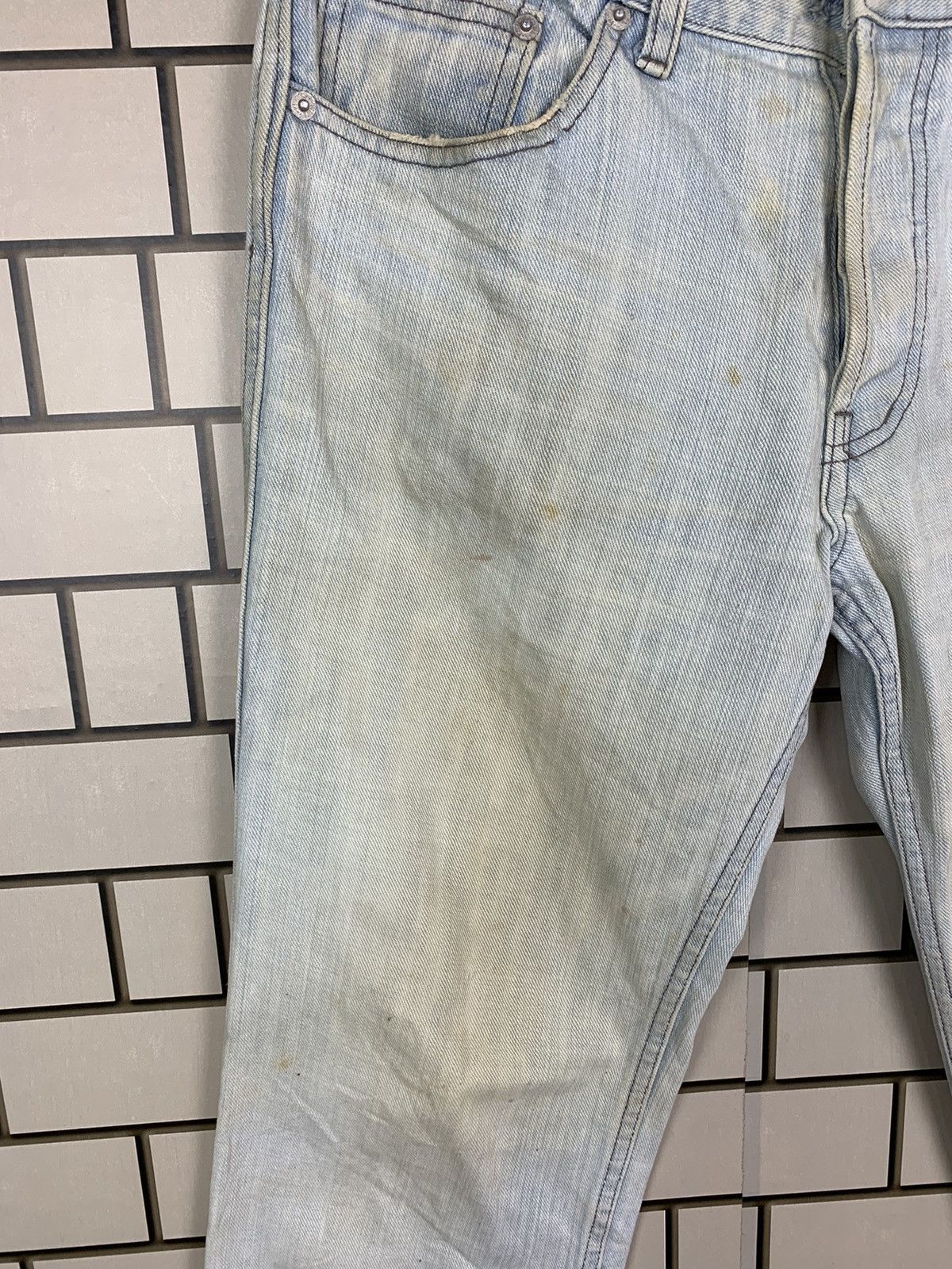 If Six Was Nine × Japanese Brand Japanese Brand World Wide Love Denim Size US 31 - 5 Thumbnail