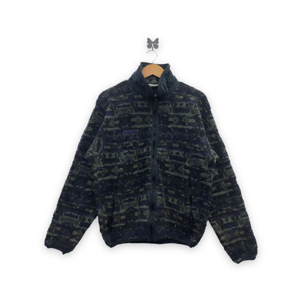 ‘Rare!! COLUMBIA aztec native Half Zipper fleece