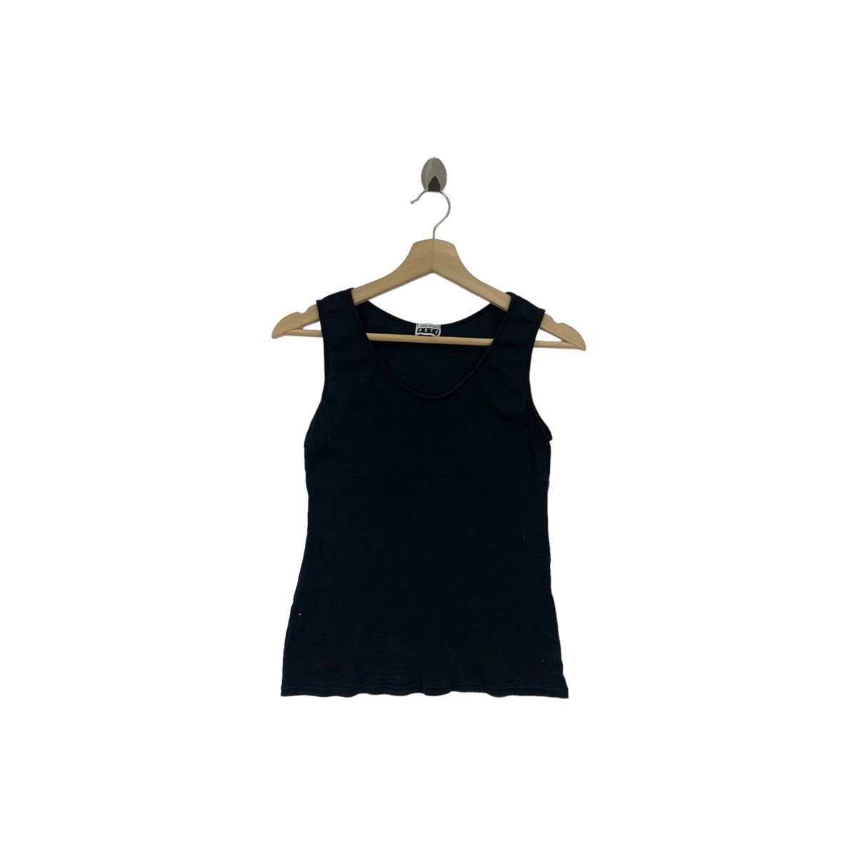 Rare!! ISSEY MIYAKE fete black tank tops