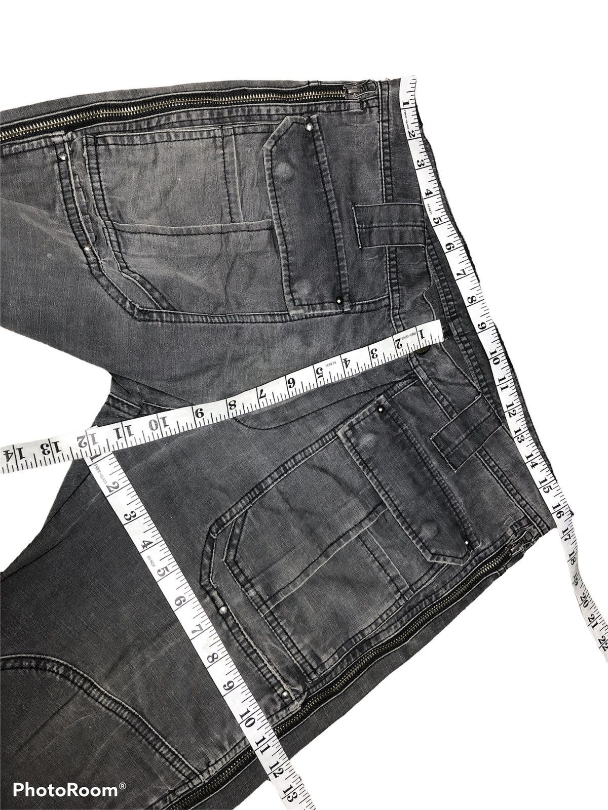 Japanese Brand × Seditionaries PUNK SIDED ZIPPER MULTIPOCKET PATCHWORK PANT Size US 33 - 8 Thumbnail