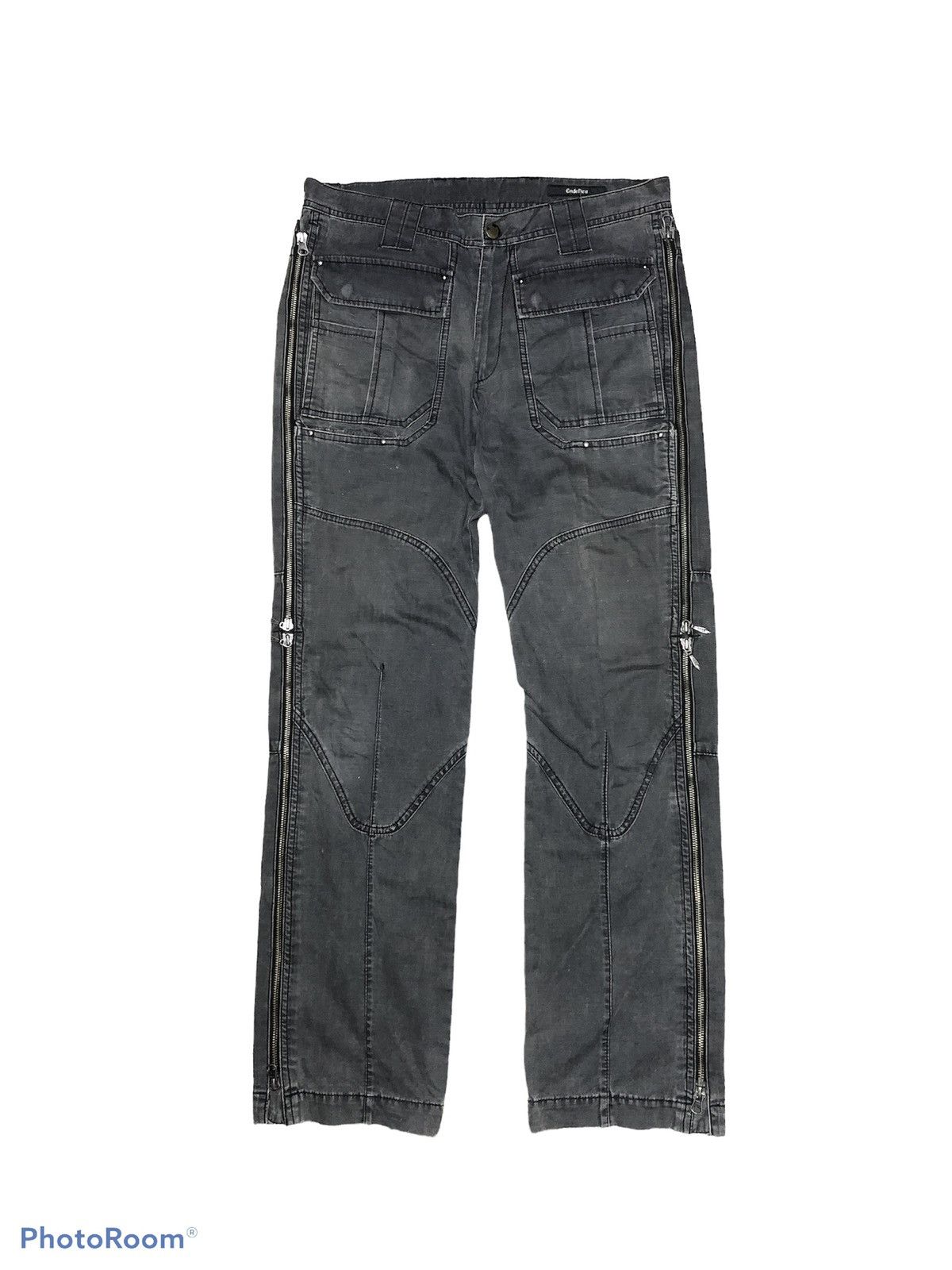 Japanese Brand × Seditionaries PUNK SIDED ZIPPER MULTIPOCKET PATCHWORK PANT Size US 33 - 1 Thumbnail