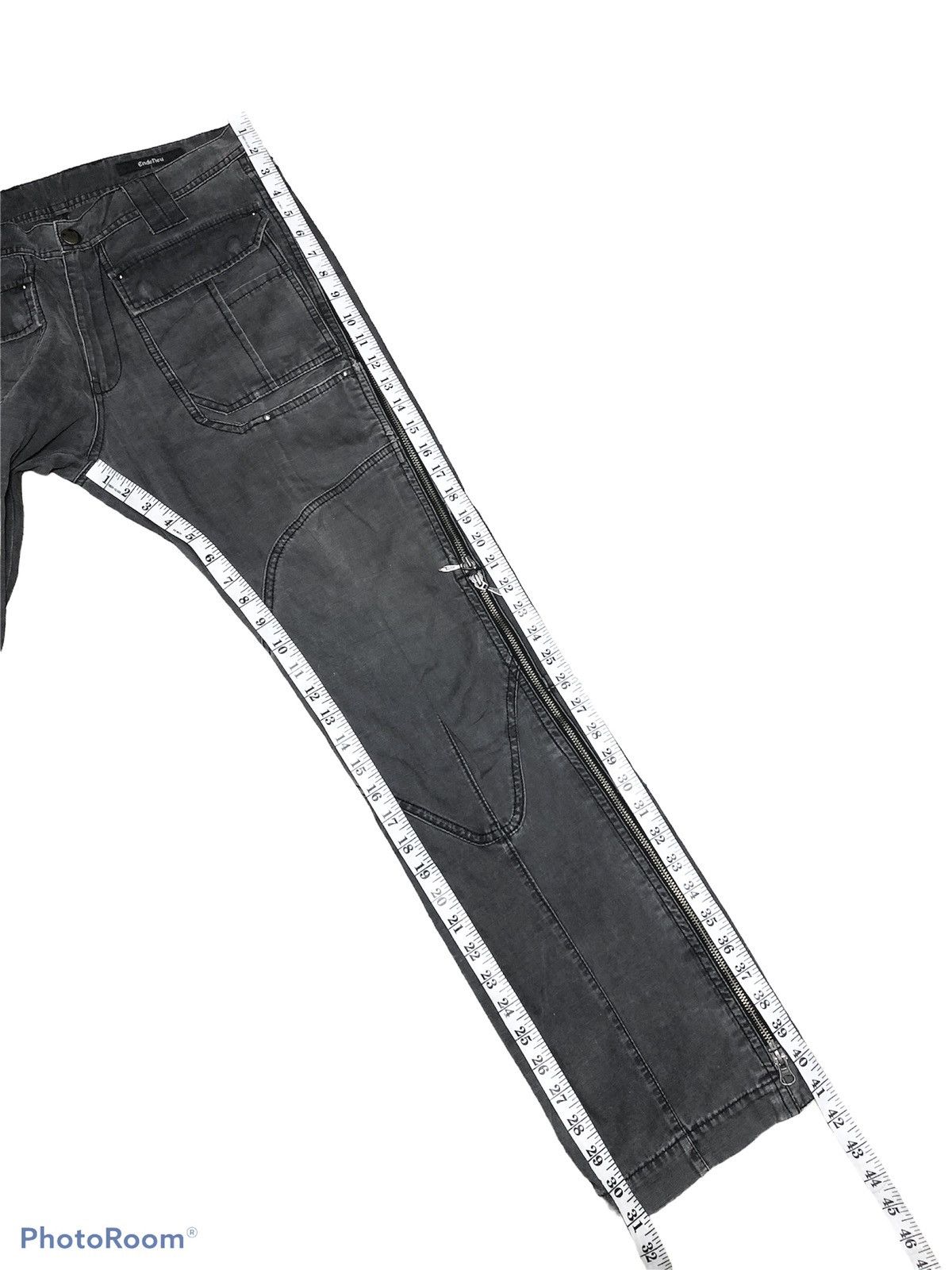 Japanese Brand × Seditionaries PUNK SIDED ZIPPER MULTIPOCKET PATCHWORK PANT Size US 33 - 10 Thumbnail