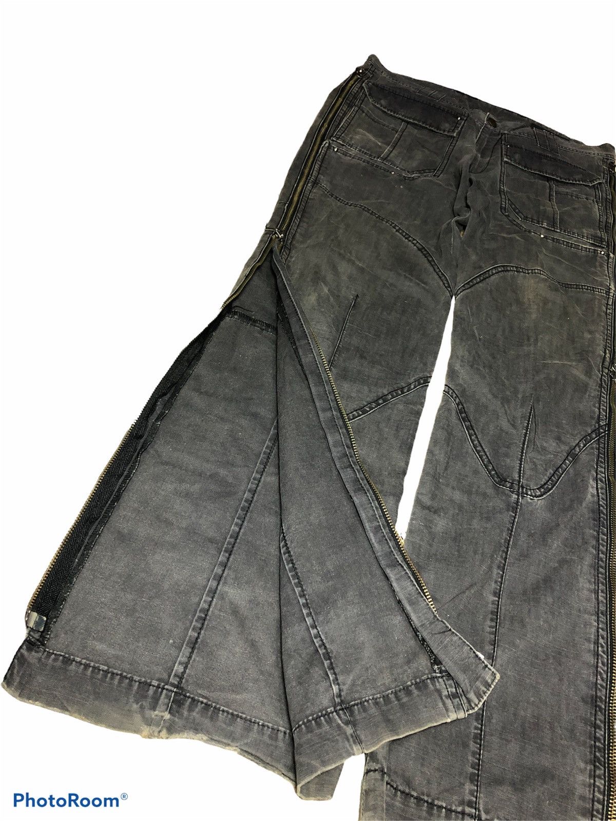 Japanese Brand × Seditionaries PUNK SIDED ZIPPER MULTIPOCKET PATCHWORK PANT Size US 33 - 5 Thumbnail