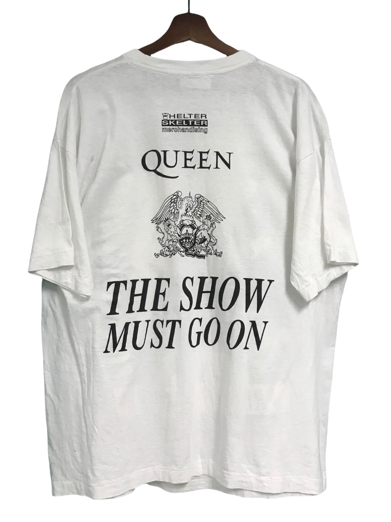 Vintage Queen Helter Skelter Italy bootleg 90s t shirt