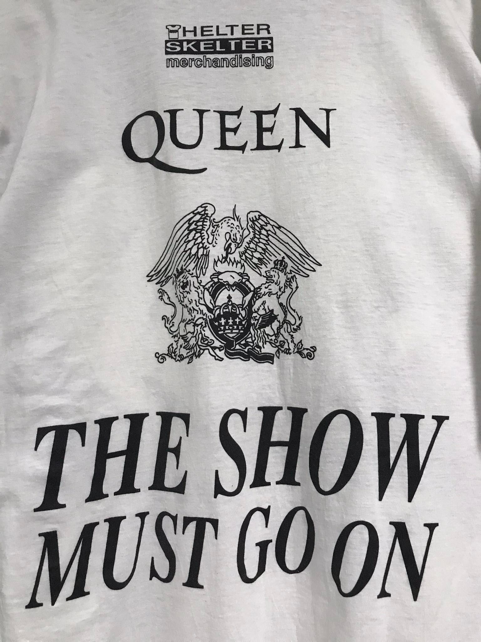 Vintage Queen Helter Skelter Italy bootleg 90s t shirt