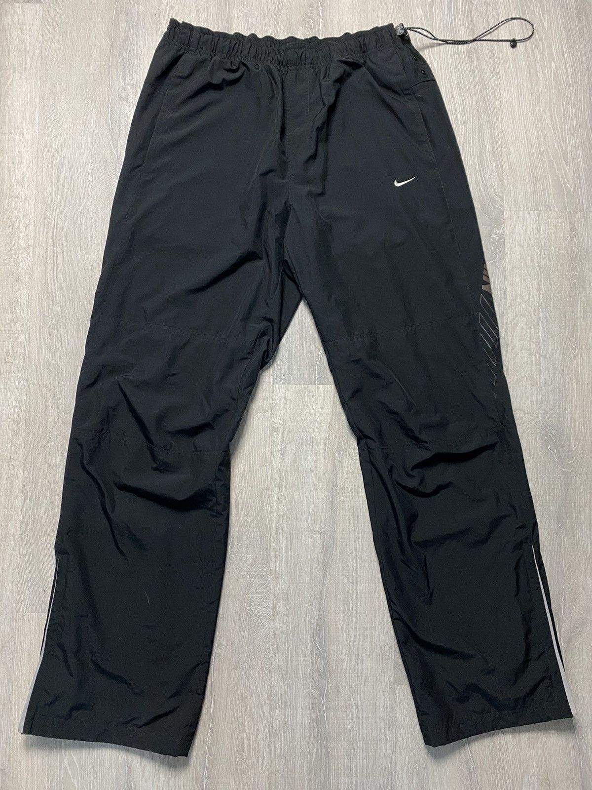 Nike × Vintage Nike vintage track suit black track pants small swoosh AIR Size US XL / EU 56 / 4 - 8 Thumbnail