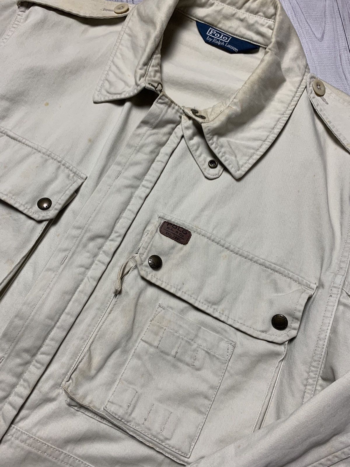 Ralph Lauren Vintage polo Ralph Lauren denim Jacket rare multi pocket XL Size US XL / EU 56 / 4 - 3 Thumbnail