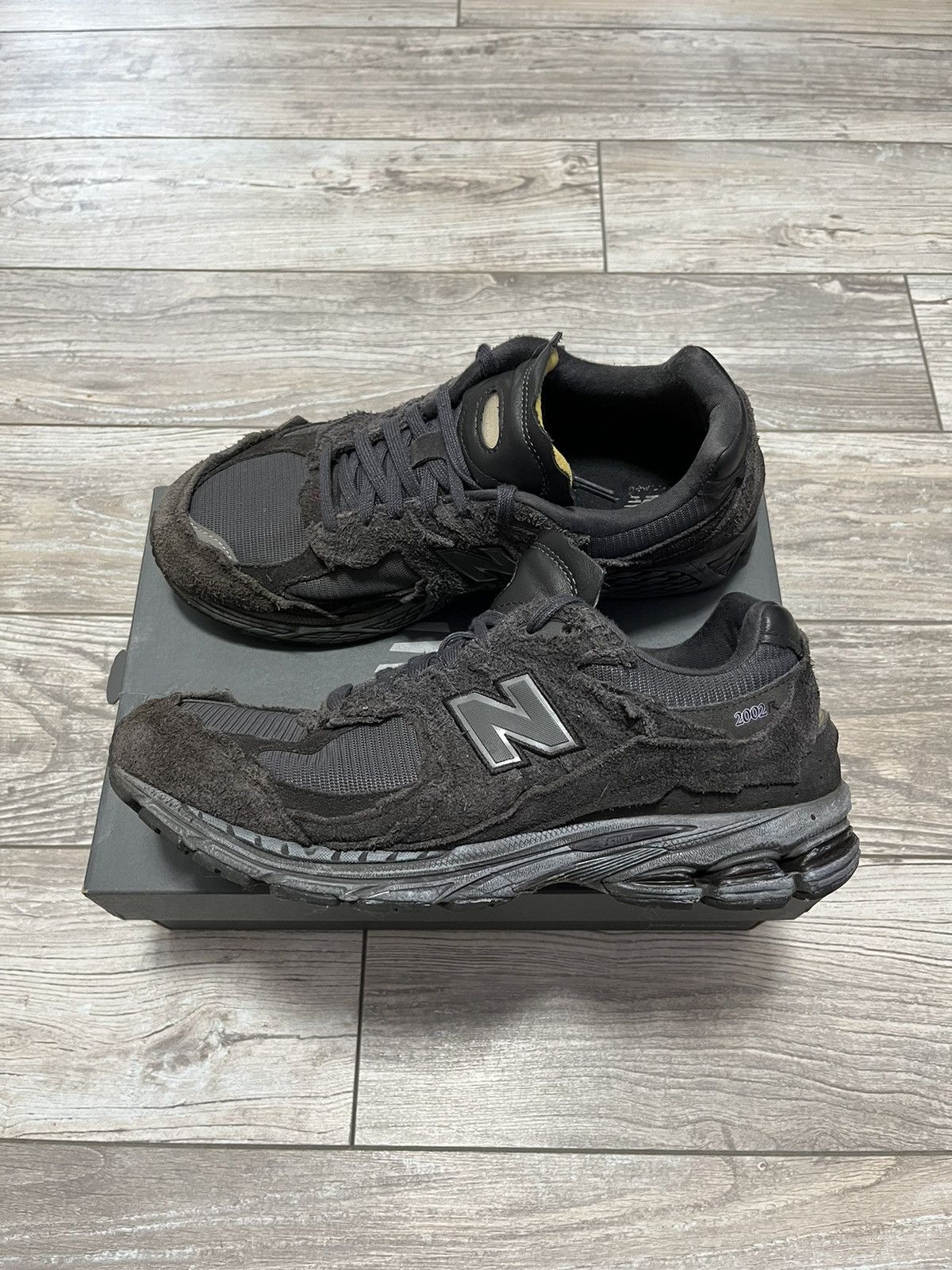 New Balance New Balance 2002r protection pack phantom Black suede | Grailed
