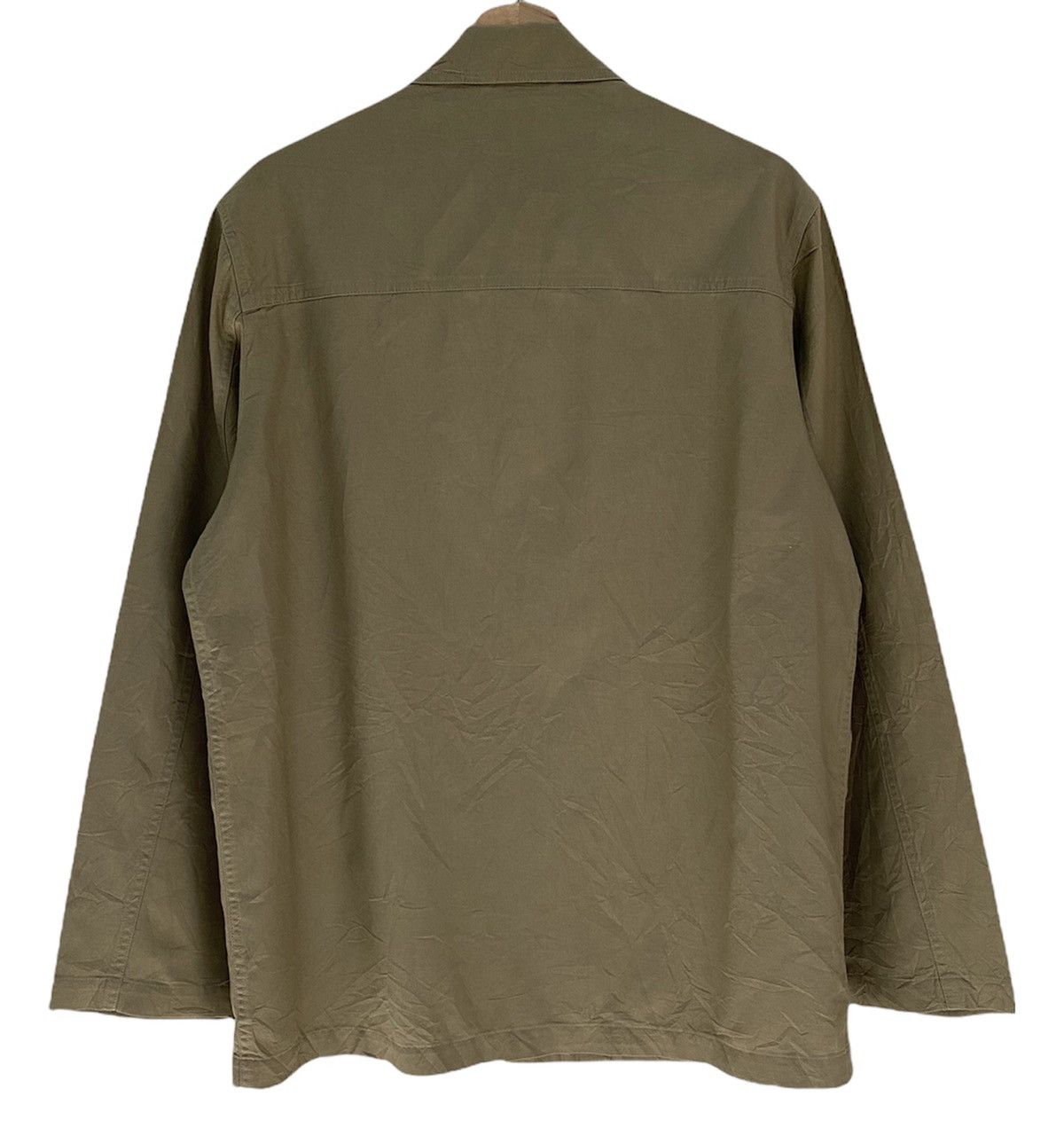Comme des Garcons SHIRT × Lacoste LACOSTE JAPAN UTILITY KHAKI WORK SHIRT Size US M / EU 48-50 / 2 - 6 Thumbnail