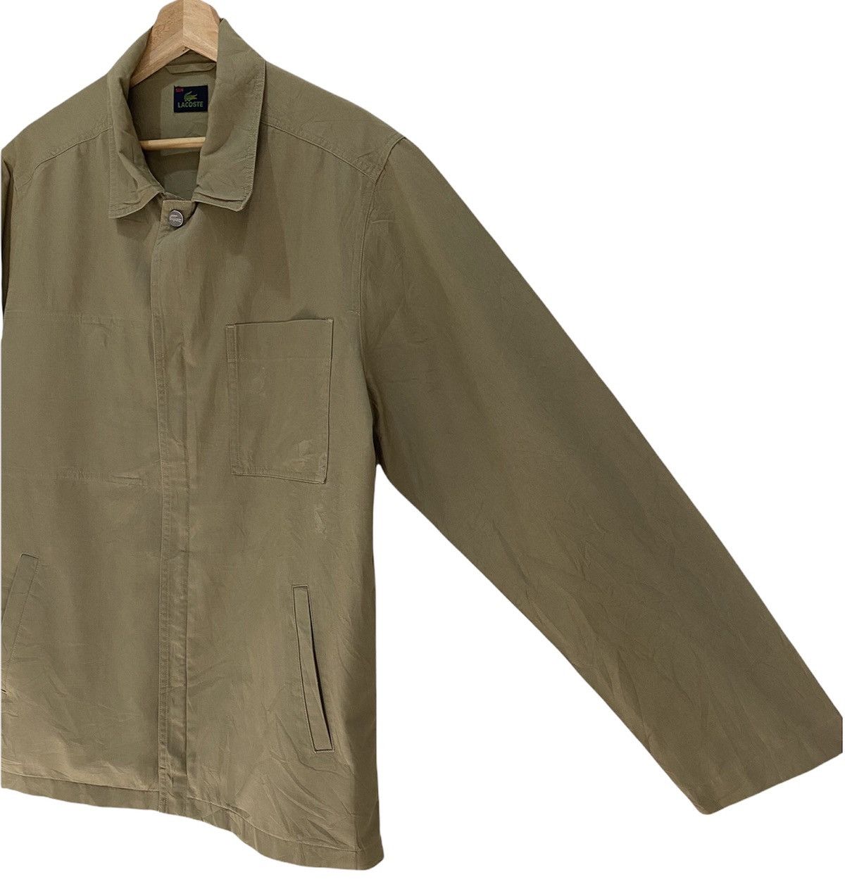 Comme des Garcons SHIRT × Lacoste LACOSTE JAPAN UTILITY KHAKI WORK SHIRT Size US M / EU 48-50 / 2 - 5 Thumbnail