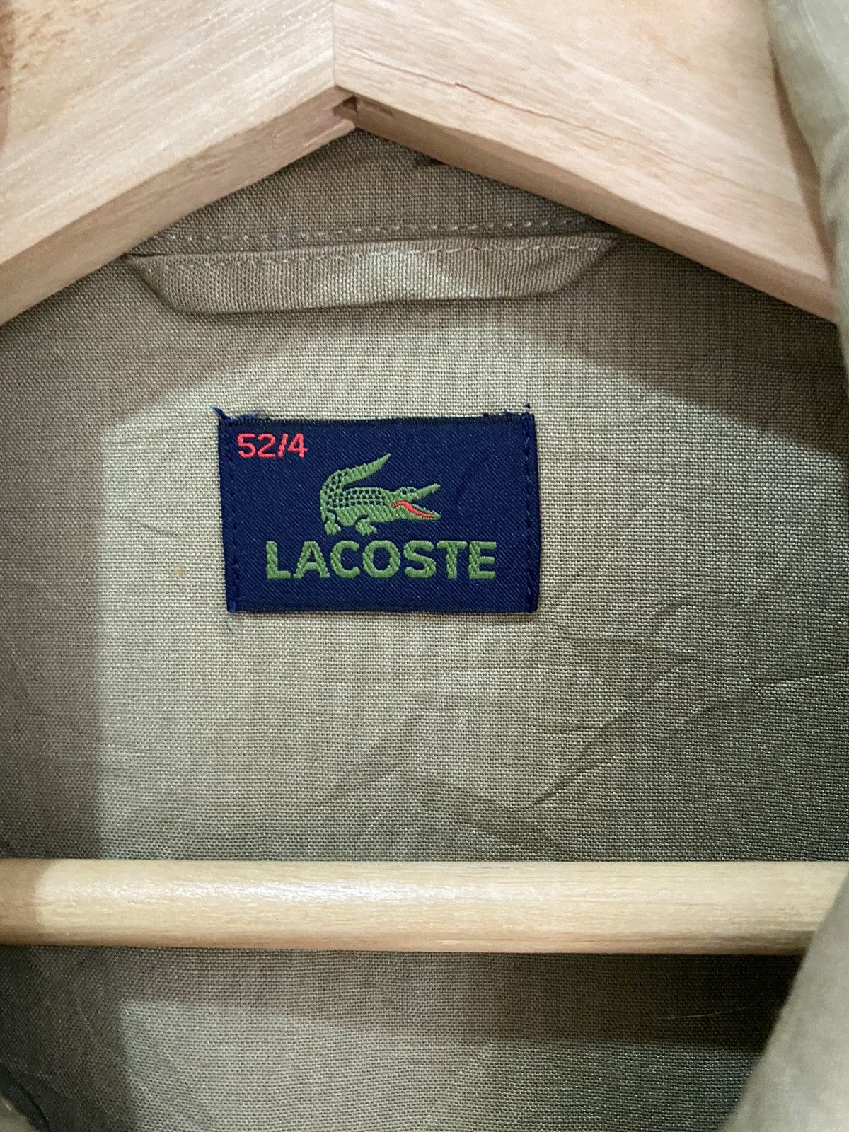 Comme des Garcons SHIRT × Lacoste LACOSTE JAPAN UTILITY KHAKI WORK SHIRT Size US M / EU 48-50 / 2 - 11 Thumbnail