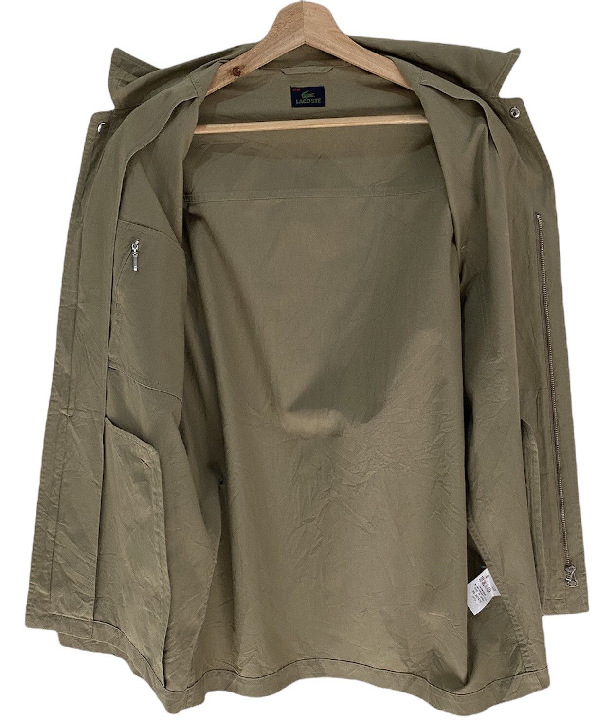 Comme des Garcons SHIRT × Lacoste LACOSTE JAPAN UTILITY KHAKI WORK SHIRT Size US M / EU 48-50 / 2 - 8 Thumbnail