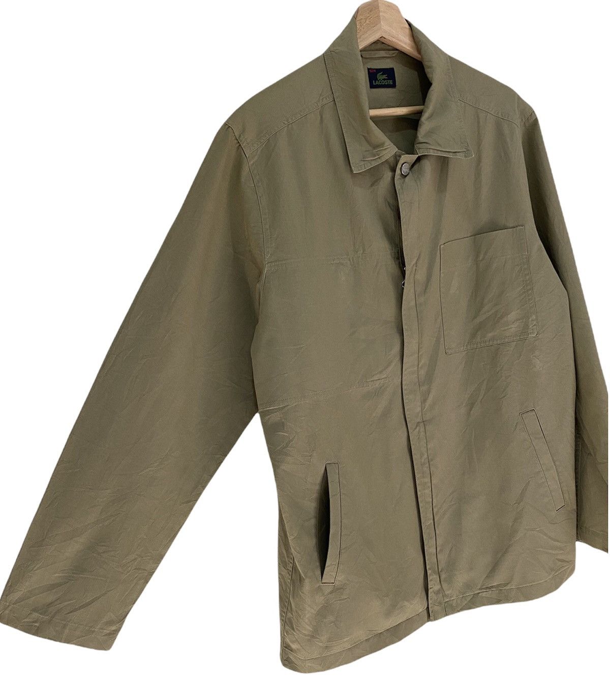 Comme des Garcons SHIRT × Lacoste LACOSTE JAPAN UTILITY KHAKI WORK SHIRT Size US M / EU 48-50 / 2 - 9 Thumbnail
