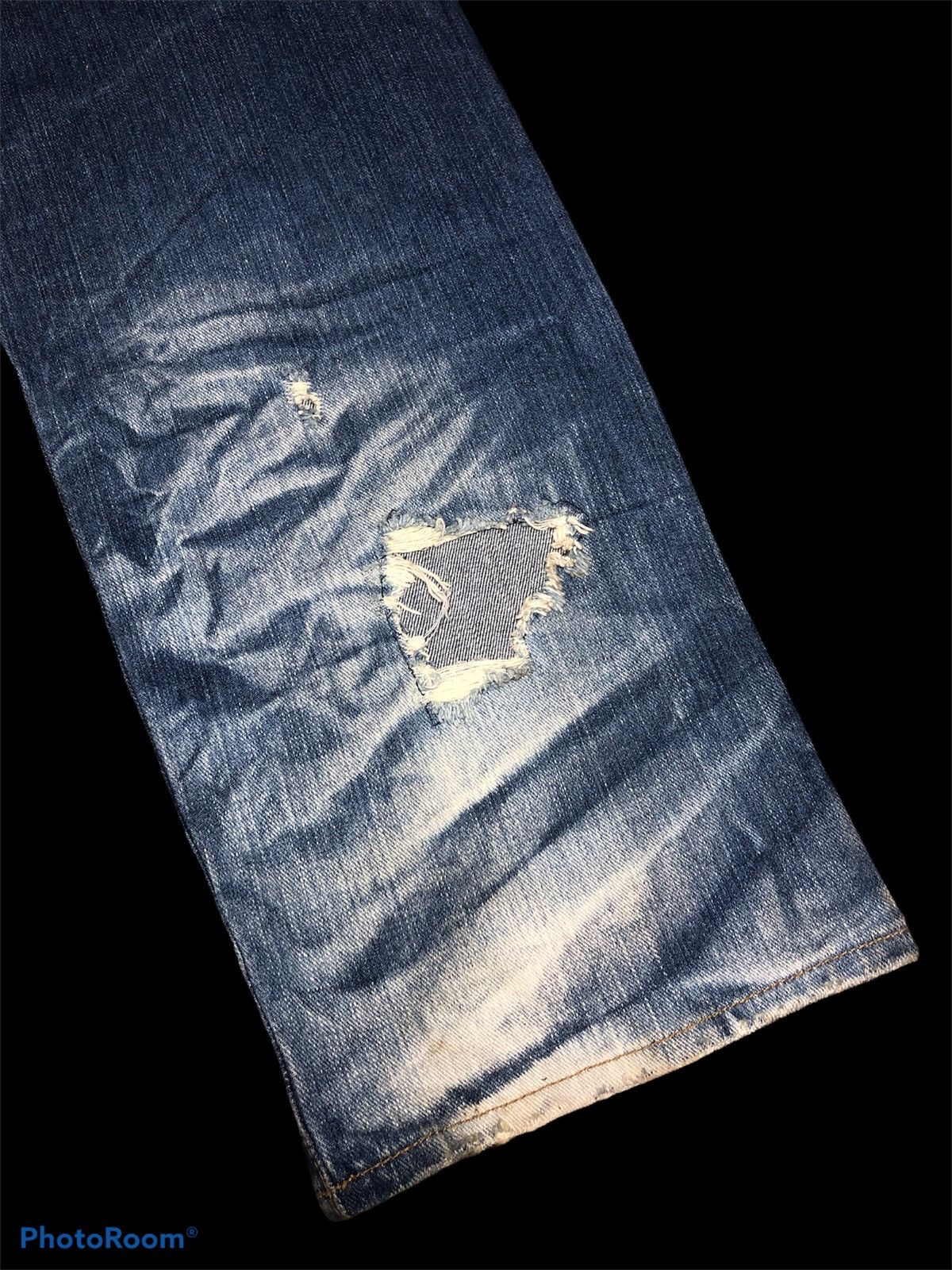 Other WASHED BLUE EXHIBITIONIST DISTRESSED DENIM Size US 34 / EU 50 - 7 Thumbnail