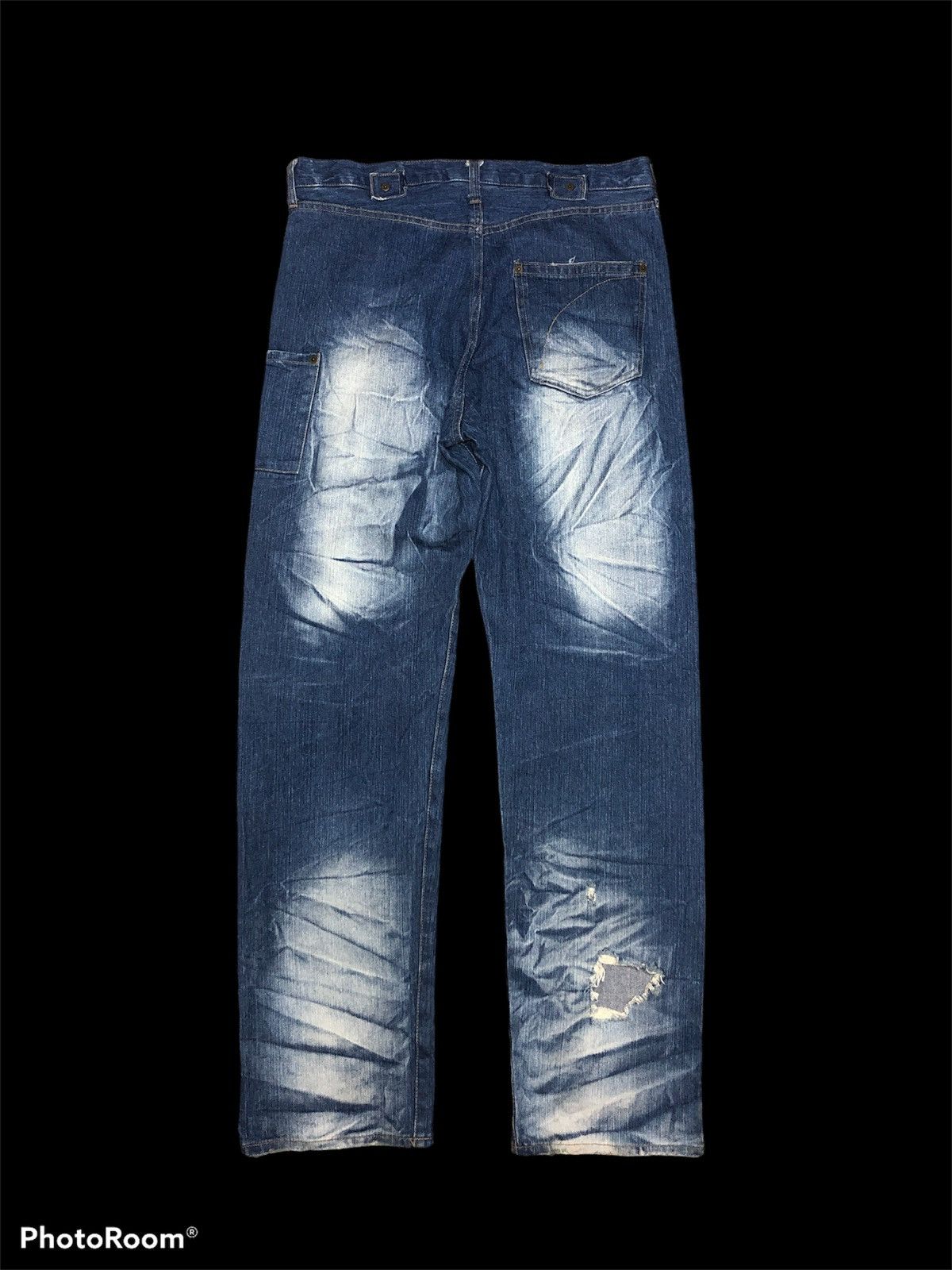 Other WASHED BLUE EXHIBITIONIST DISTRESSED DENIM Size US 34 / EU 50 - 6 Thumbnail