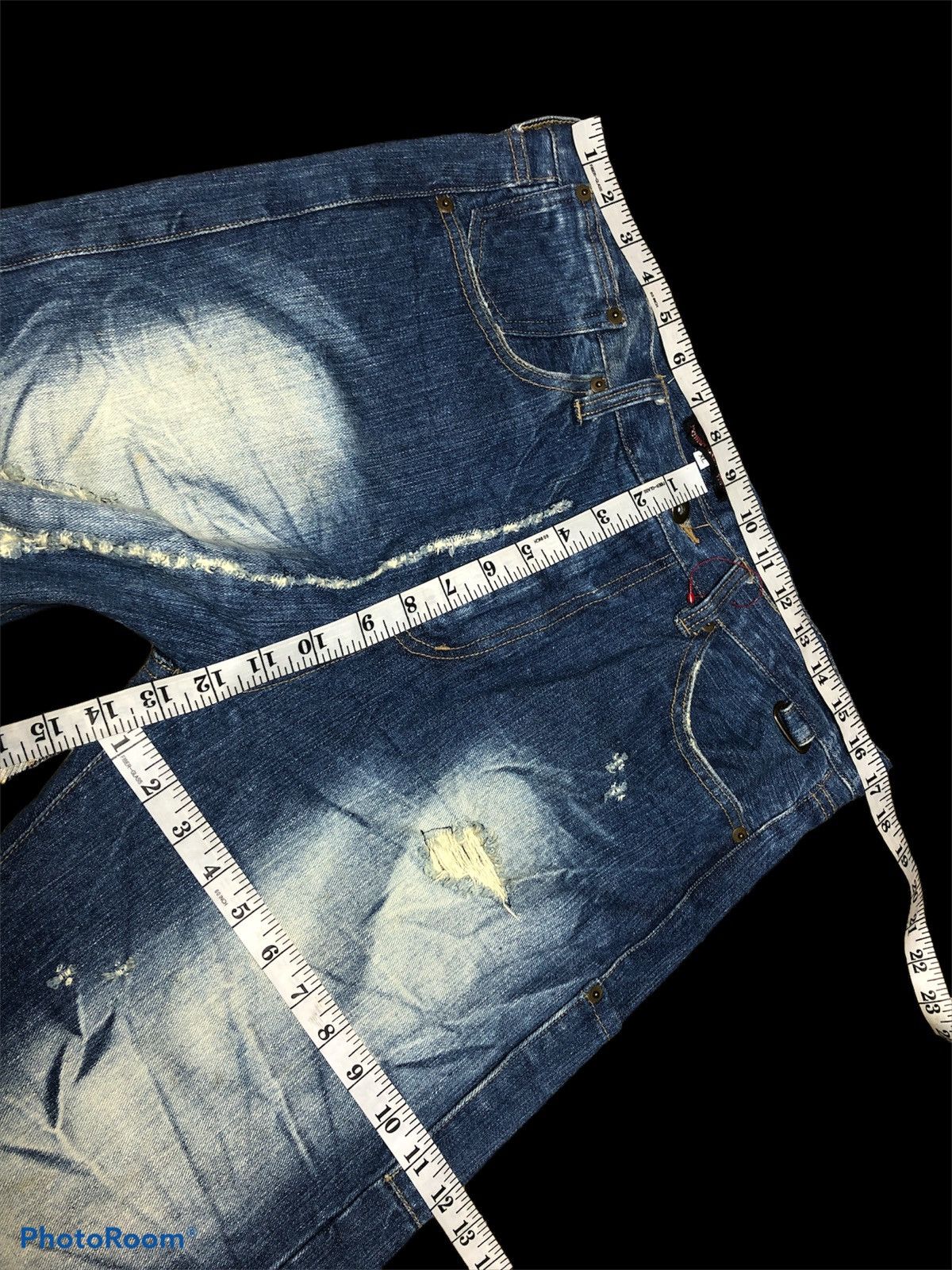 Other WASHED BLUE EXHIBITIONIST DISTRESSED DENIM Size US 34 / EU 50 - 9 Thumbnail