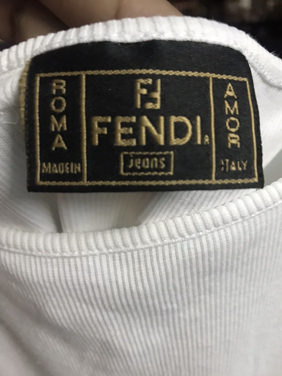 Beauty Beast × Fendi Fendi Tank Tops Plain Made In Italy Size S / US 4 / IT 40 - 4 Thumbnail
