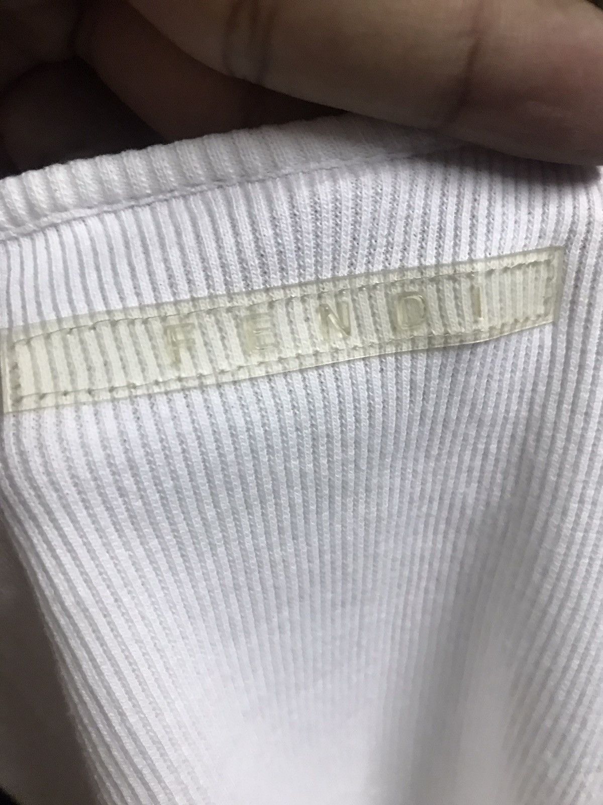 Beauty Beast × Fendi Fendi Tank Tops Plain Made In Italy Size S / US 4 / IT 40 - 5 Thumbnail