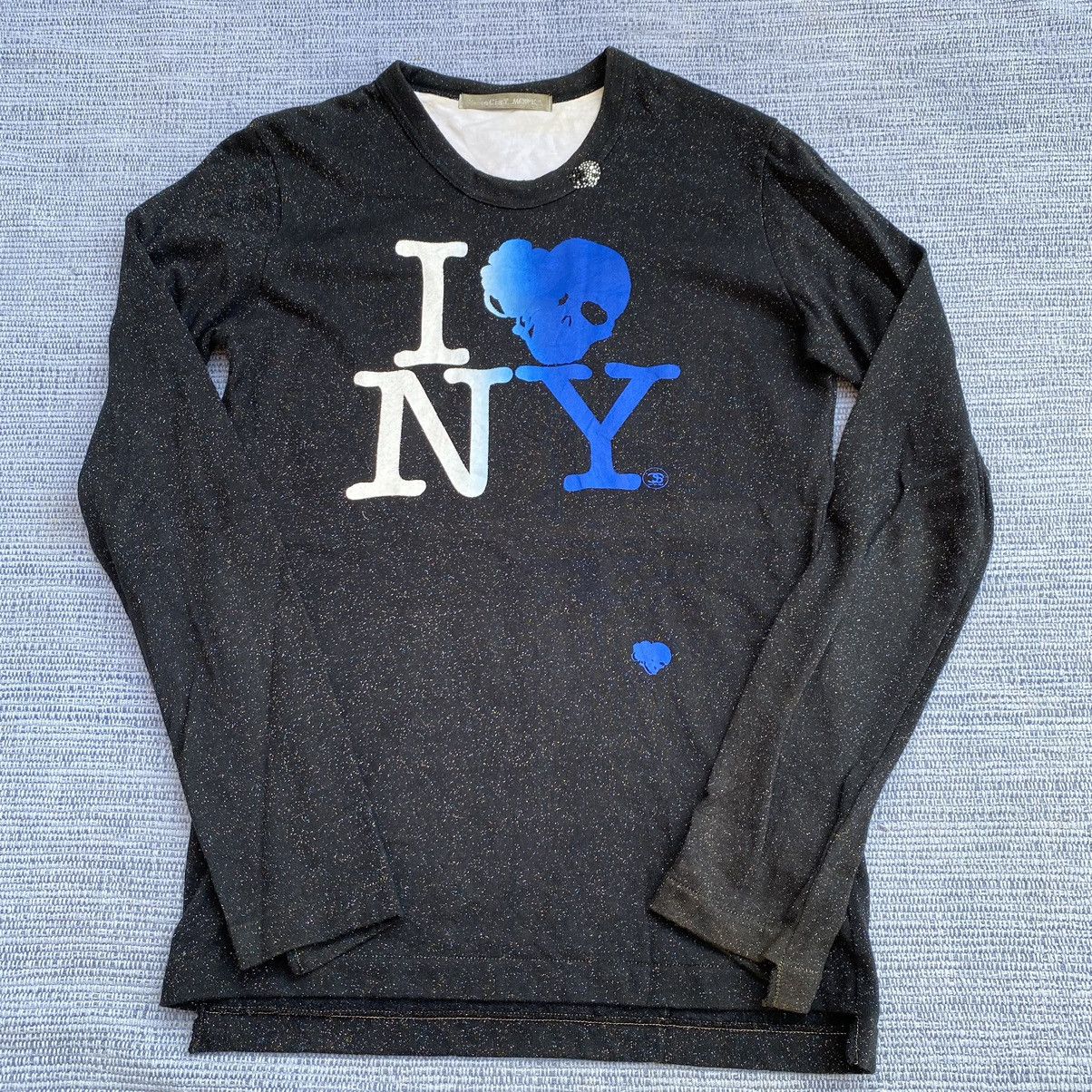 image of Francist Mor K S I Love Ny Tee in Black, Men's (Size Medium)